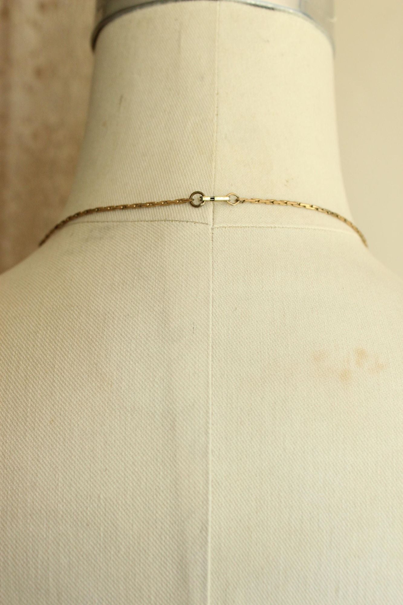 Vintage 1930s Cross Pendant on a 1950s Speidel 14K Gold Filled Chain