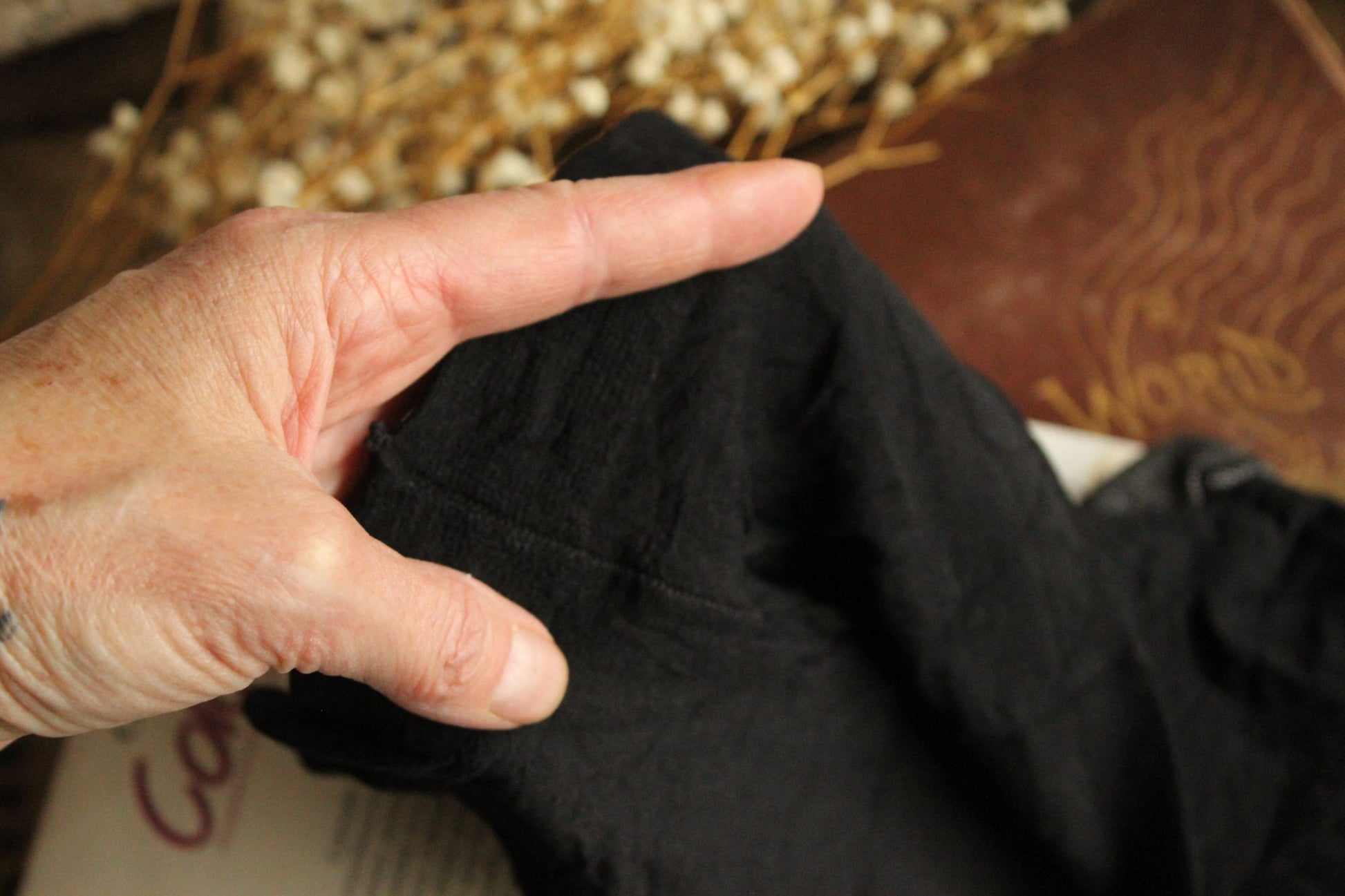 Vintage 1980s 1990s Pantyhose, Control Top Coloralls Basic Black, Size A-B, Sandalfoot