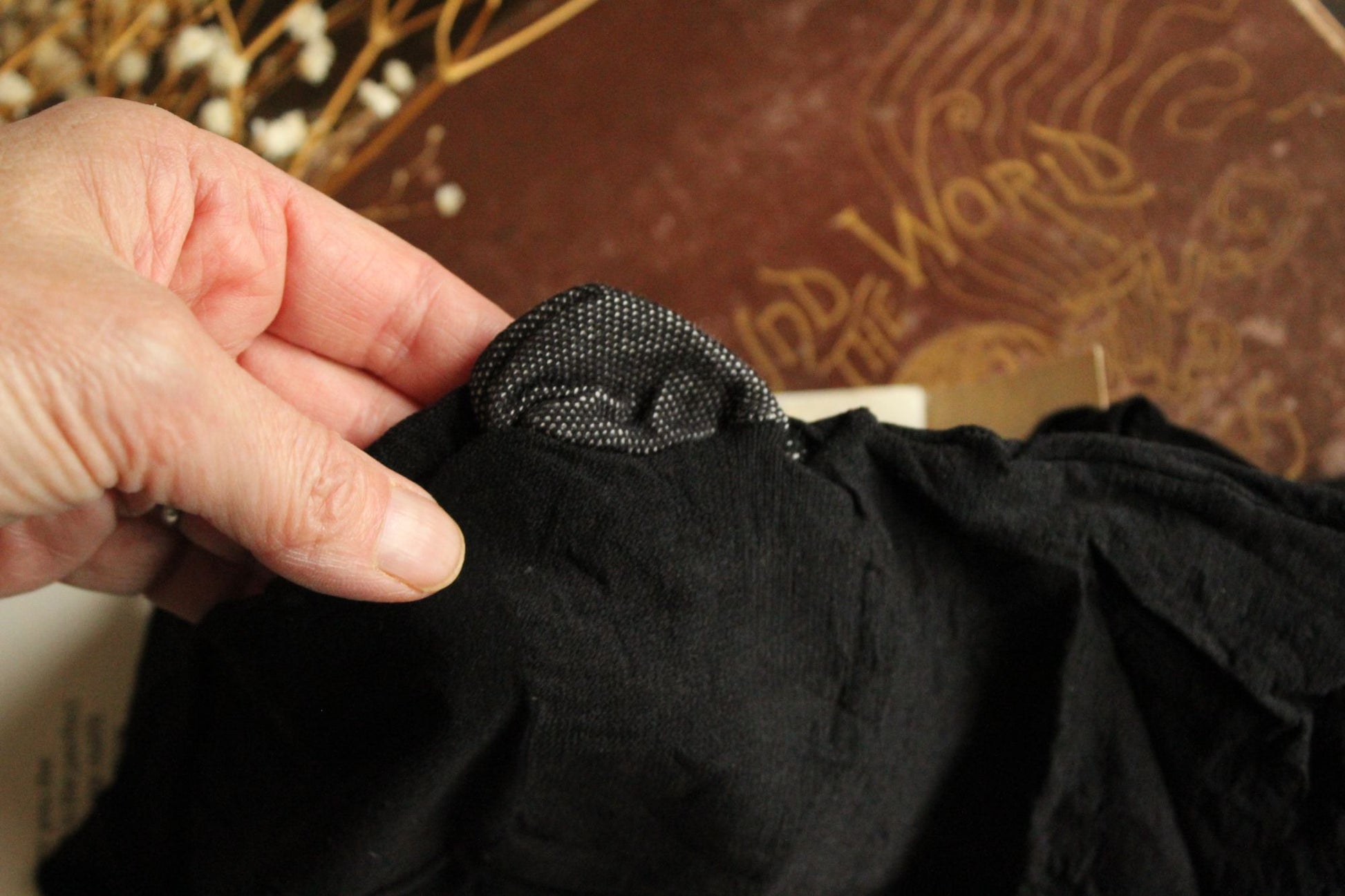 Vintage 1980s 1990s Pantyhose, Control Top Coloralls Basic Black, Size A-B, Sandalfoot