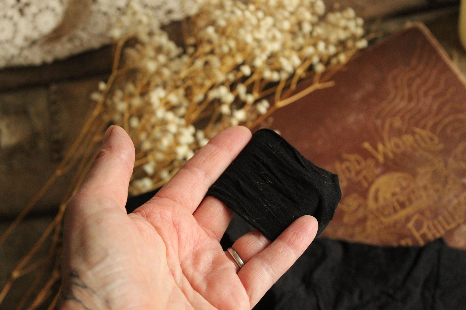 Vintage 1980s 1990s Pantyhose, Control Top Coloralls Basic Black, Size A-B, Sandalfoot