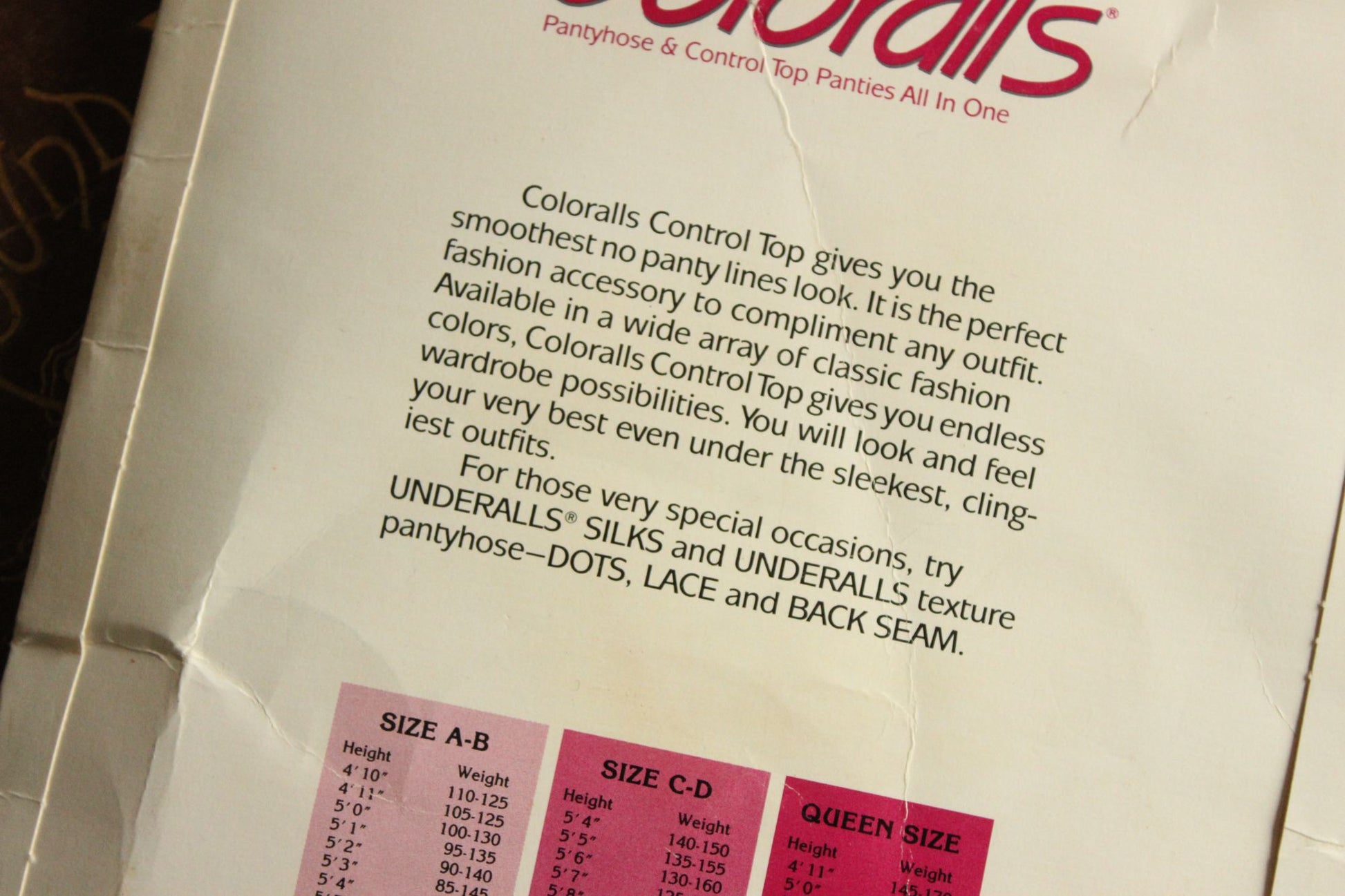 Vintage 1980s 1990s Pantyhose, Control Top Coloralls Basic Black, Size A-B, Sandalfoot