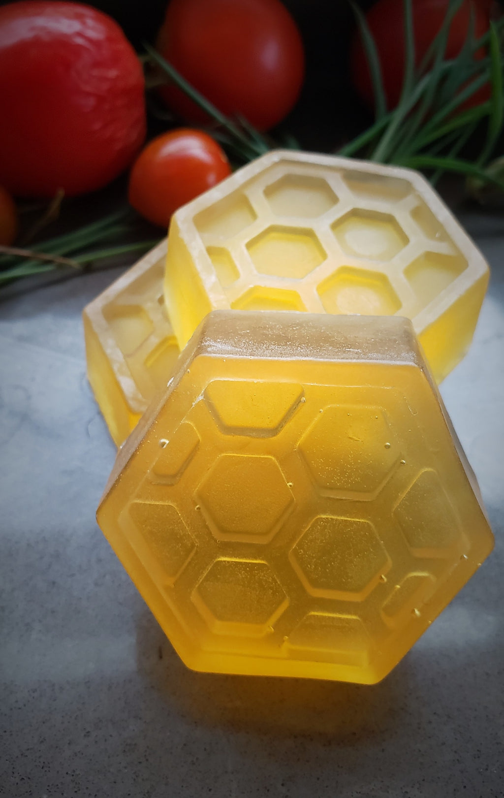 "The Bees Knees" Handmade Honey Glycerin Soap Scented with Honeysuckle