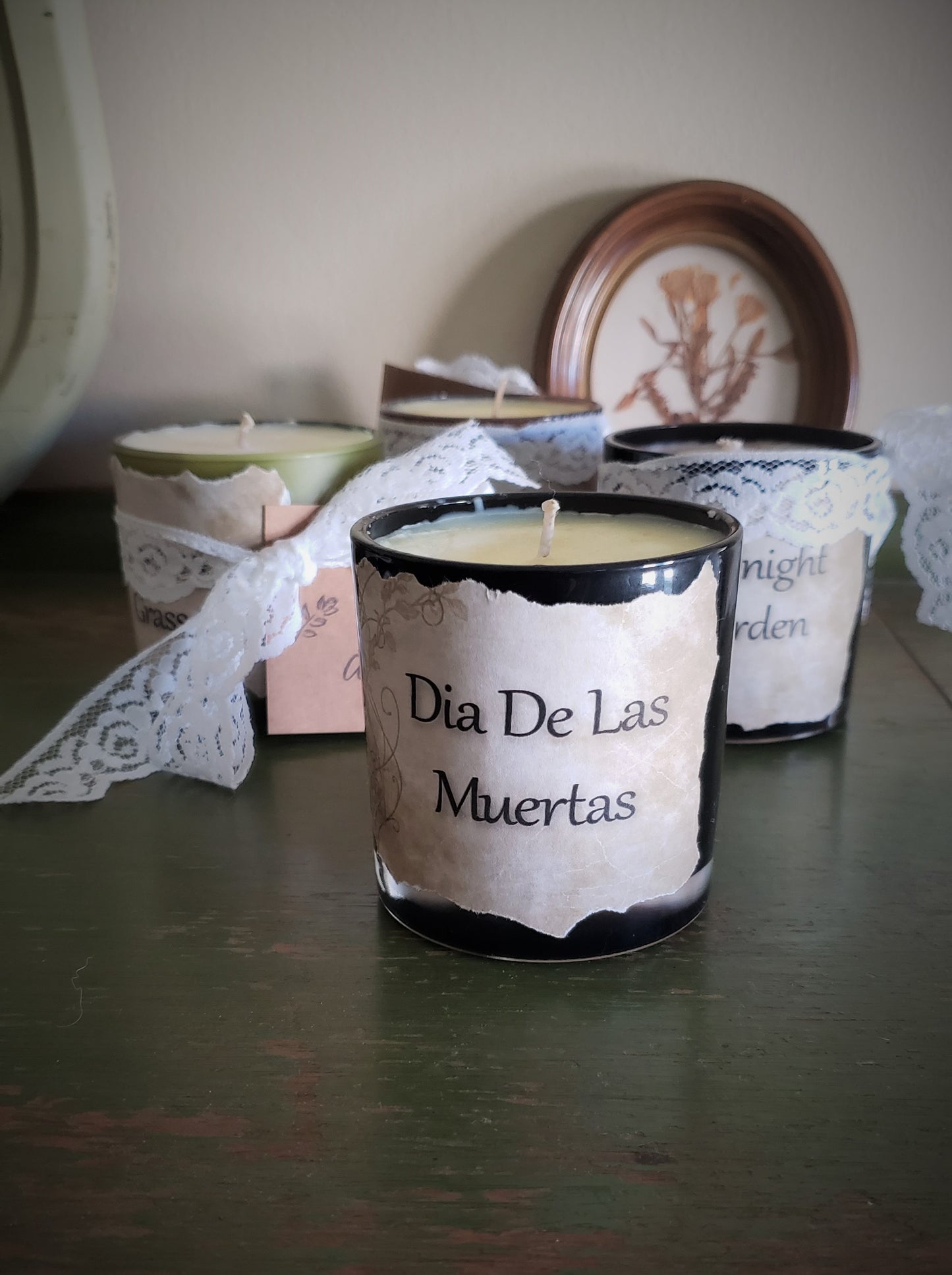 Dia De Los Muertos Spiced Hot Chocolate Scented Soy Wax Candle