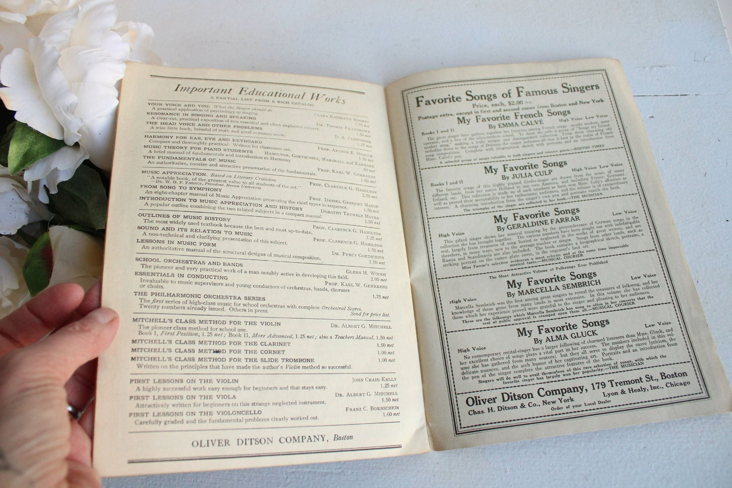 Vintage 1930s Music Booklet, Grand Opera Librettos, Samson And Delilah