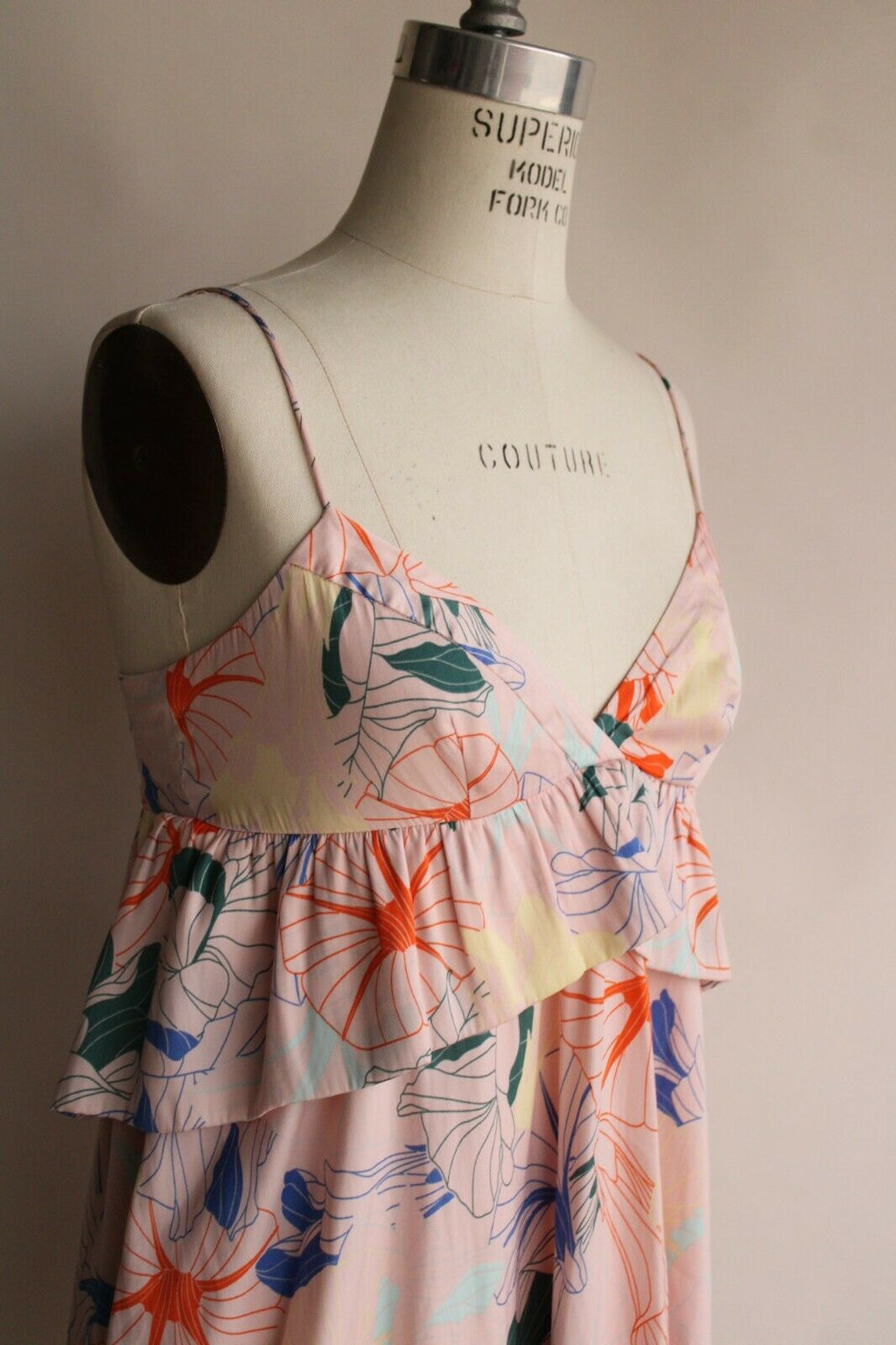 Alice & UO, Anthropologie, Heaven Ruffle Dress, Size 2, Babydoll style