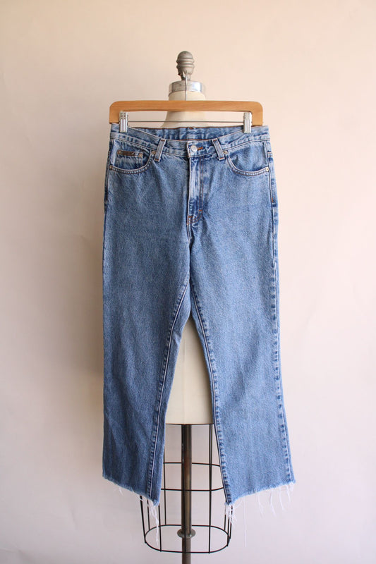 Calvin Klein Jeans,  Size 7,  Boot Leg,  Cut Offs