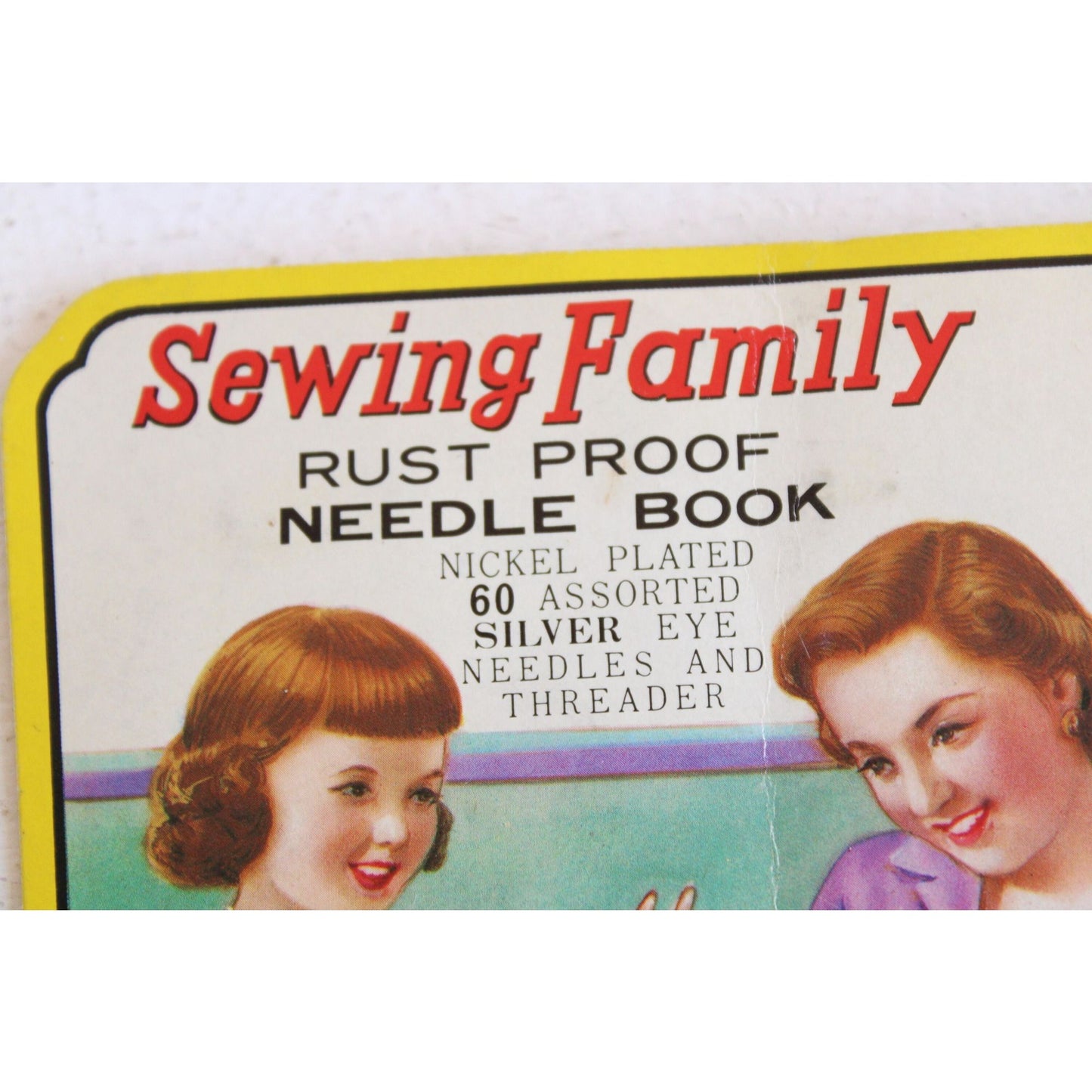 Vintage 1940s Sewing Circle Needle Book