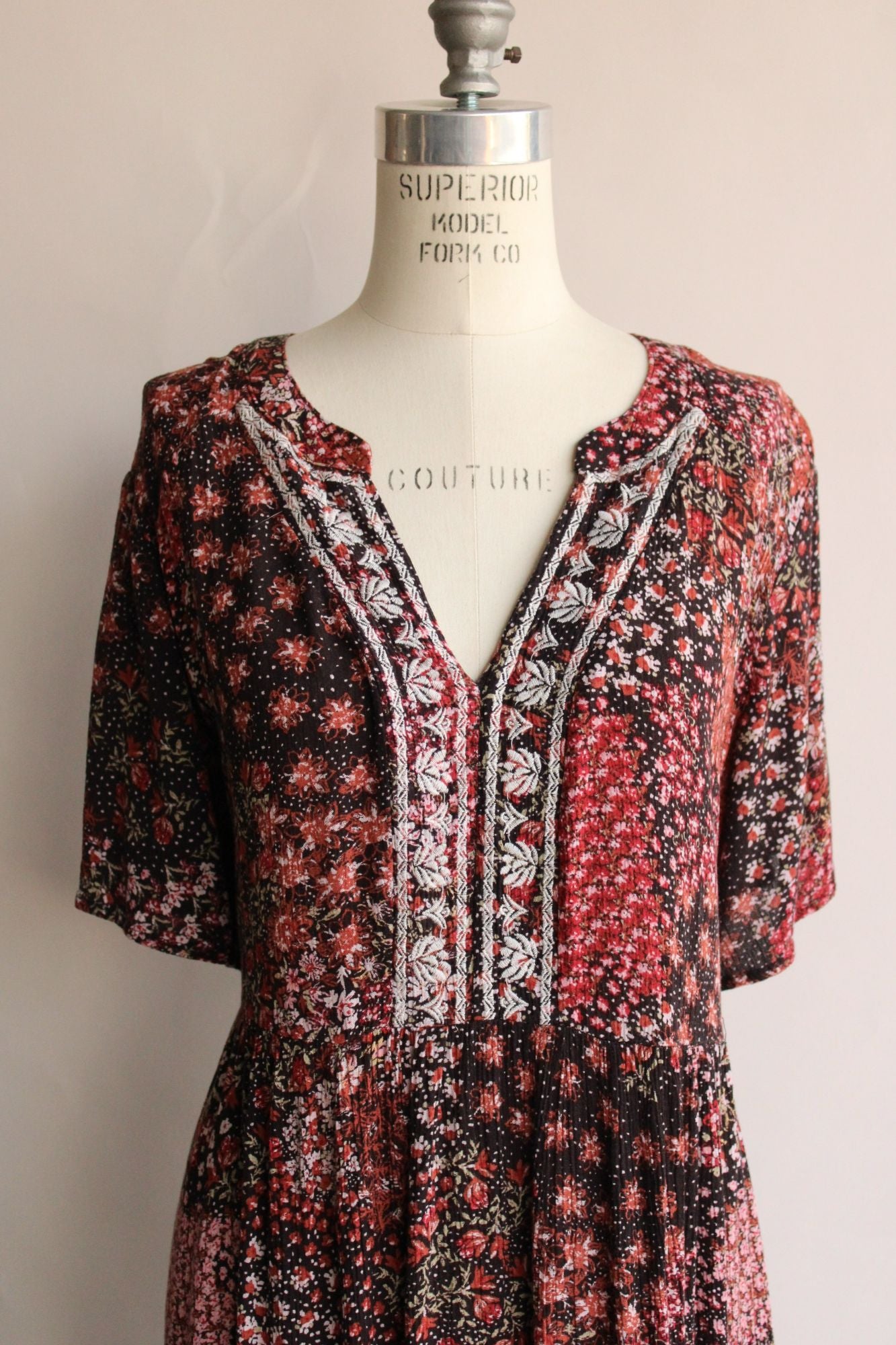 Knox Rose Women's Dress, Size 1X, Boho Folk Style – Toadstool Farm