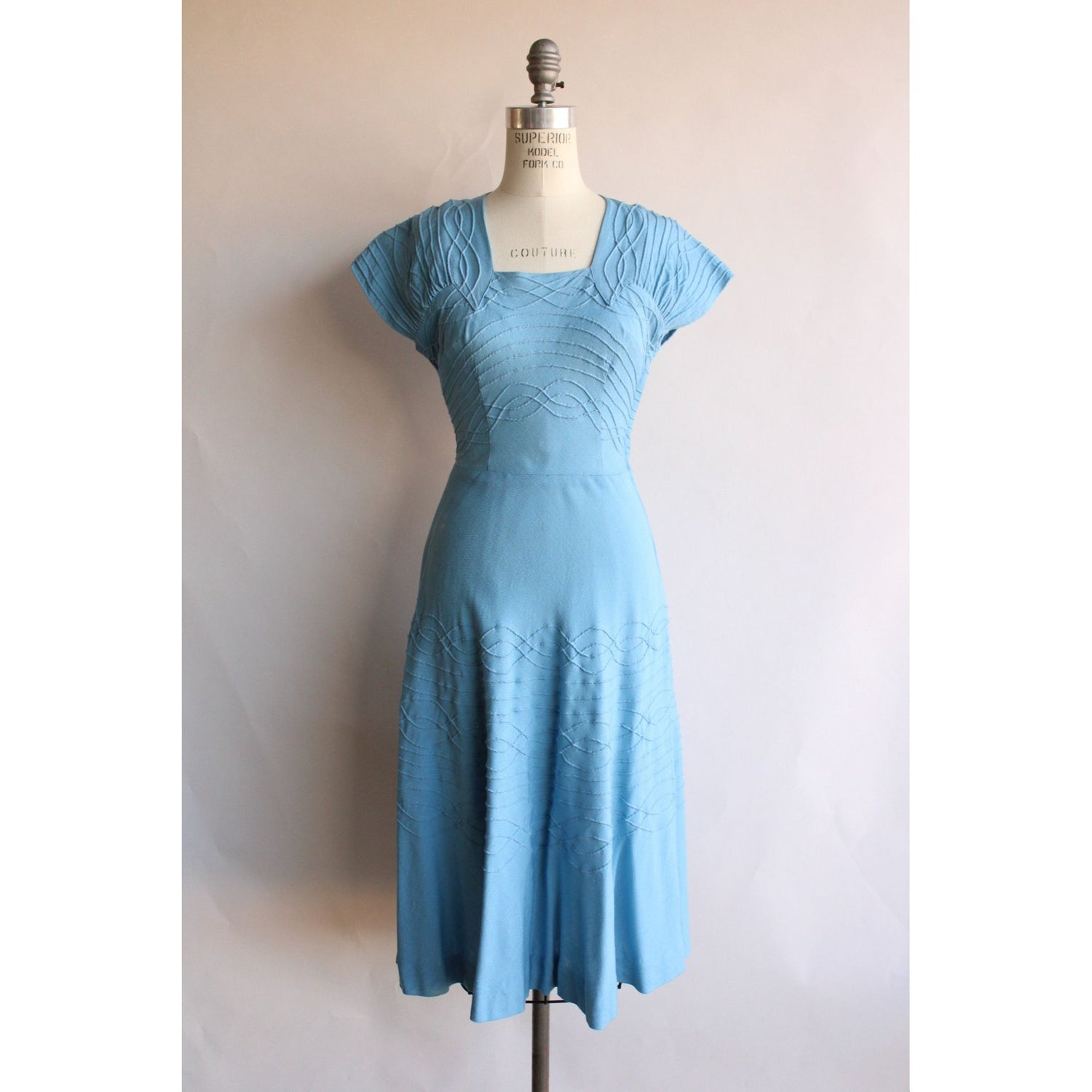 Vintage 1950s Louis Faruad Navy Blue Shift Dress – Vintage World Rocks