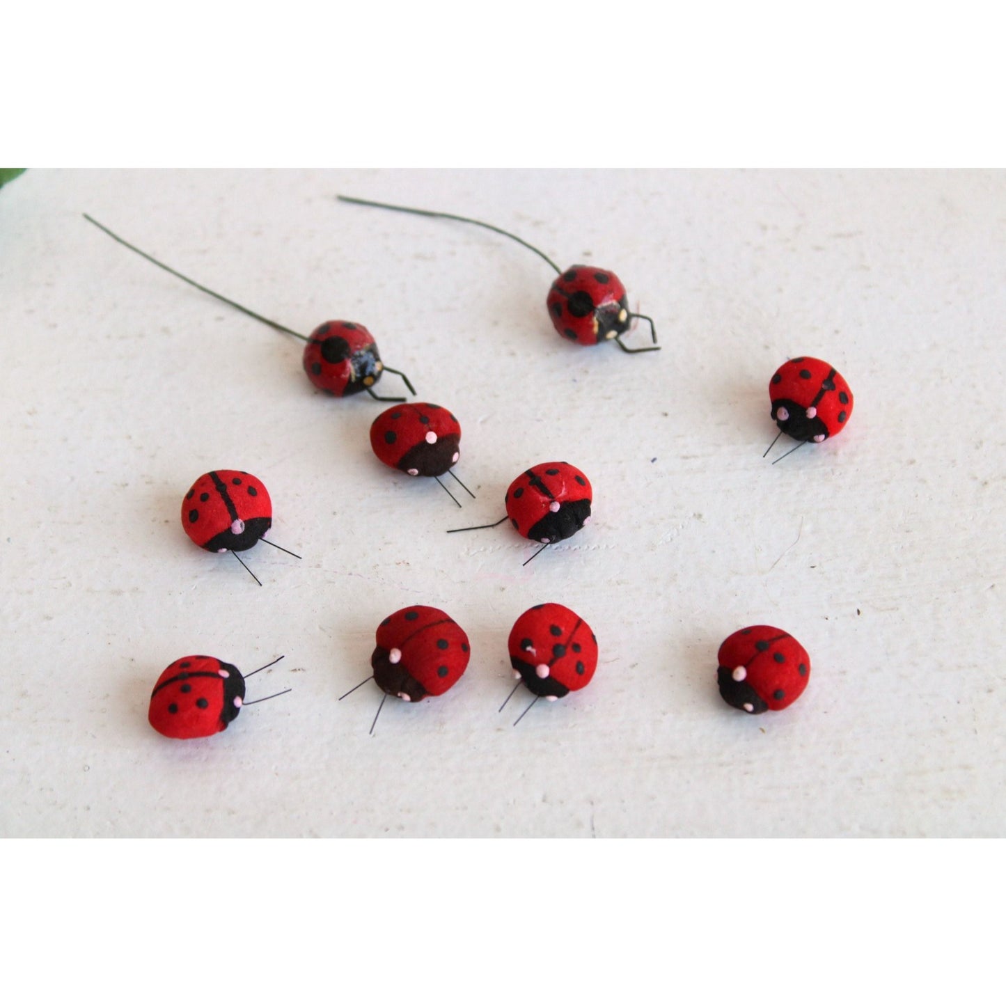 Small Ladybugs, Lot of Ten