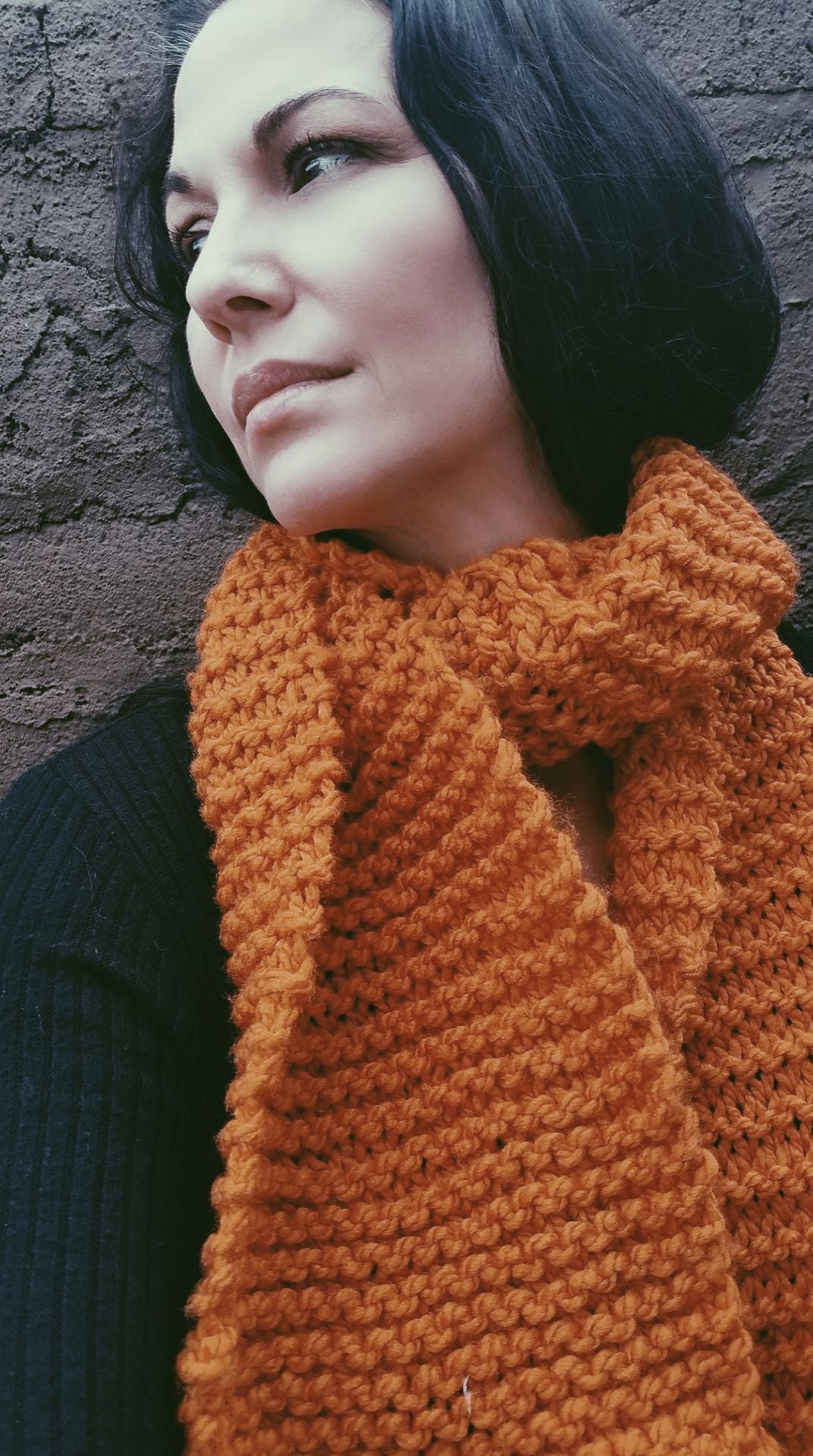 The Pumpkin Spice Extra Long Chunky Scarf