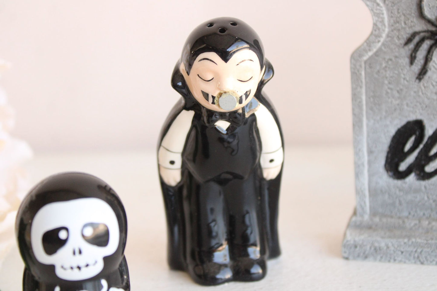 Lot of Halloween Decor, Goth Trinkets, Spooky Tombstones, Charms, Vampire, Witch