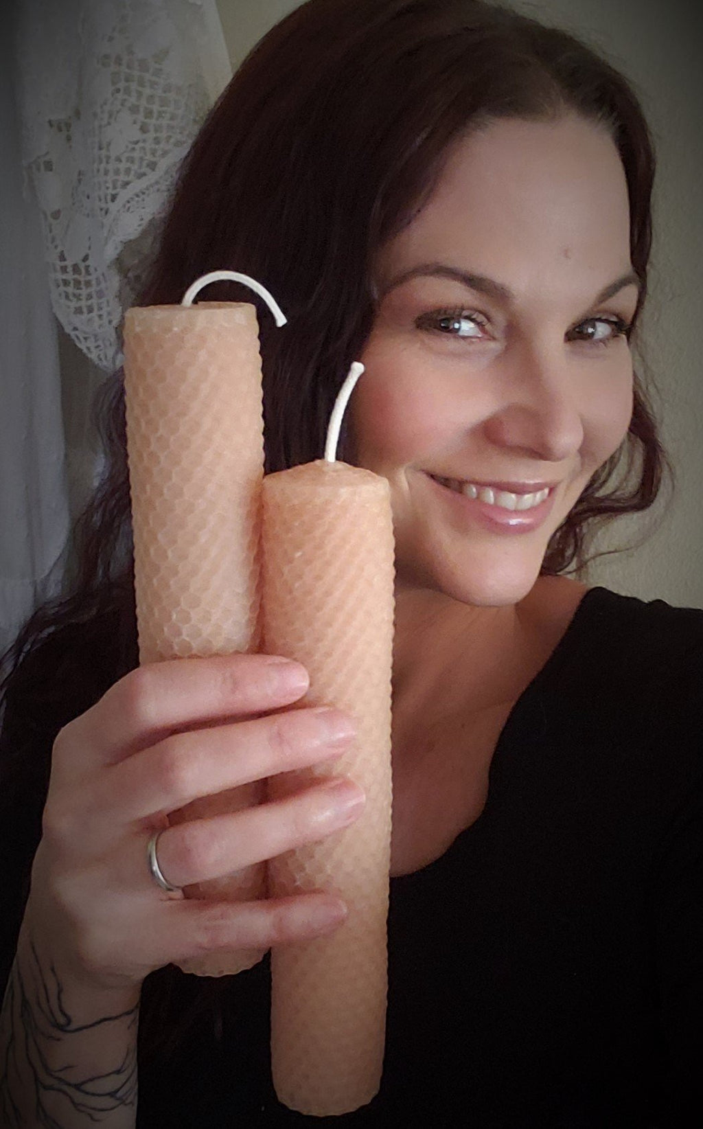 "The Bees Knees" Handmade Beeswax Candle and Honey Soap Set
