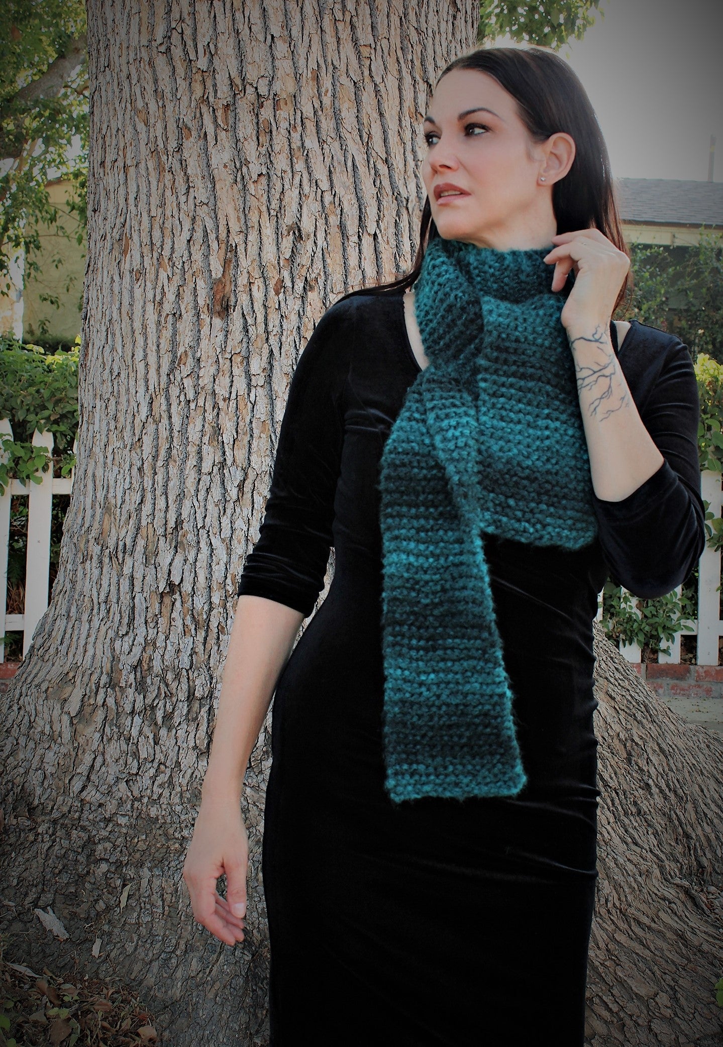 The Loch Ness Extra Long Knit Scarf