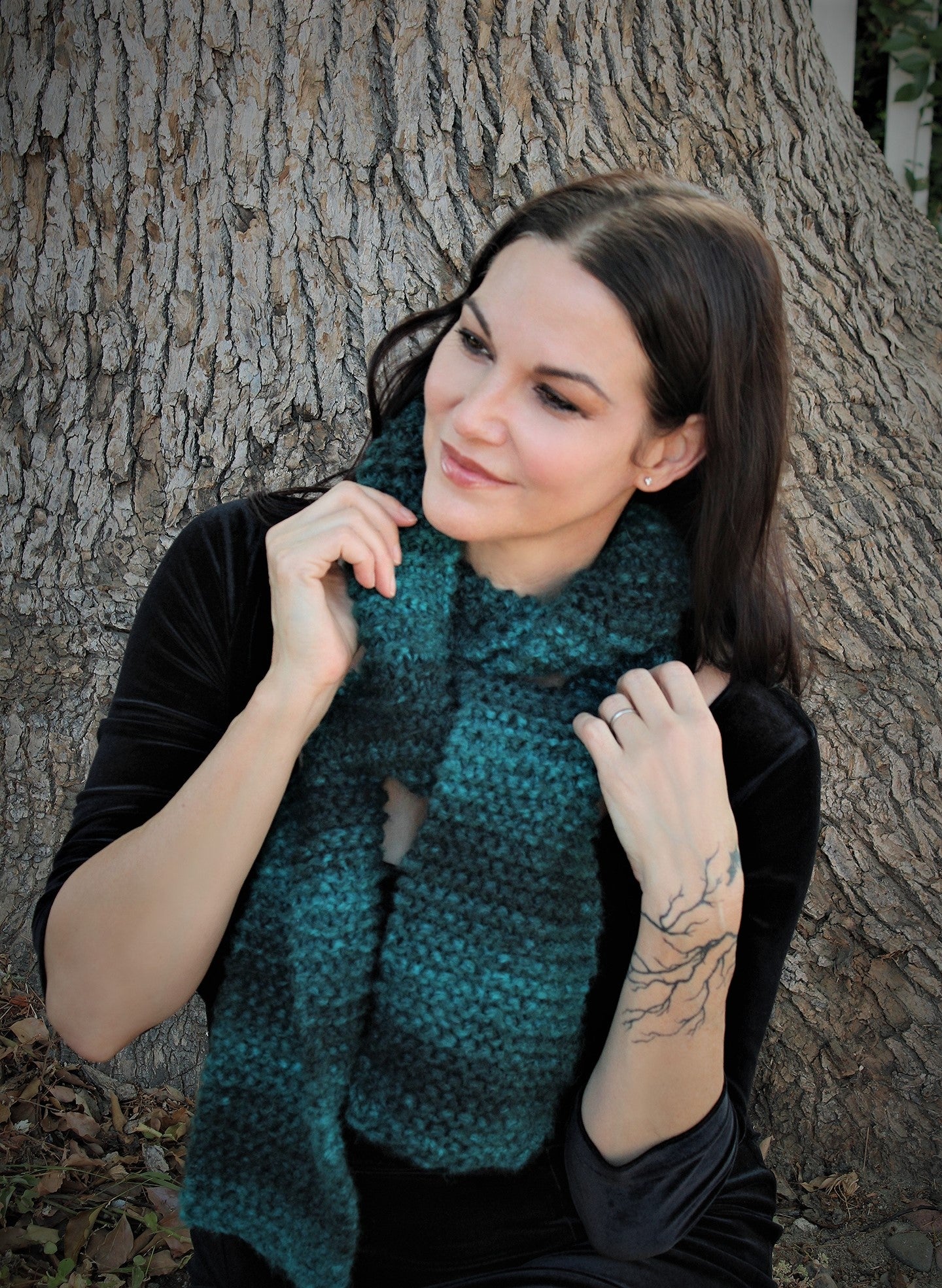 The Loch Ness Extra Long Knit Scarf