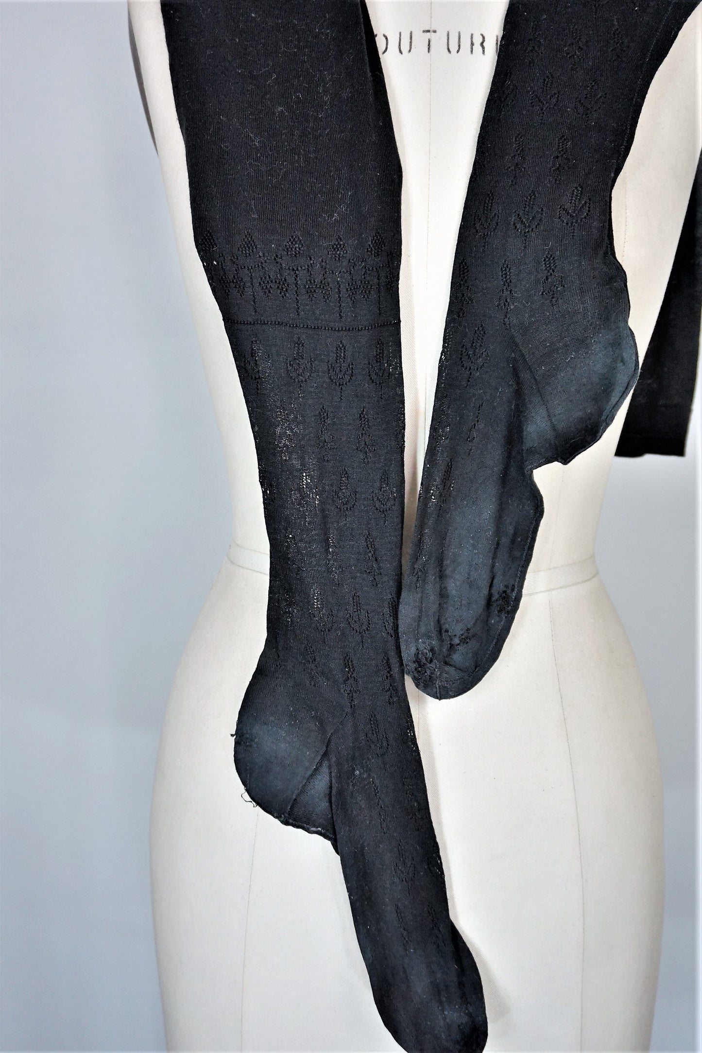 Antique Victorian Seamed Stockings 