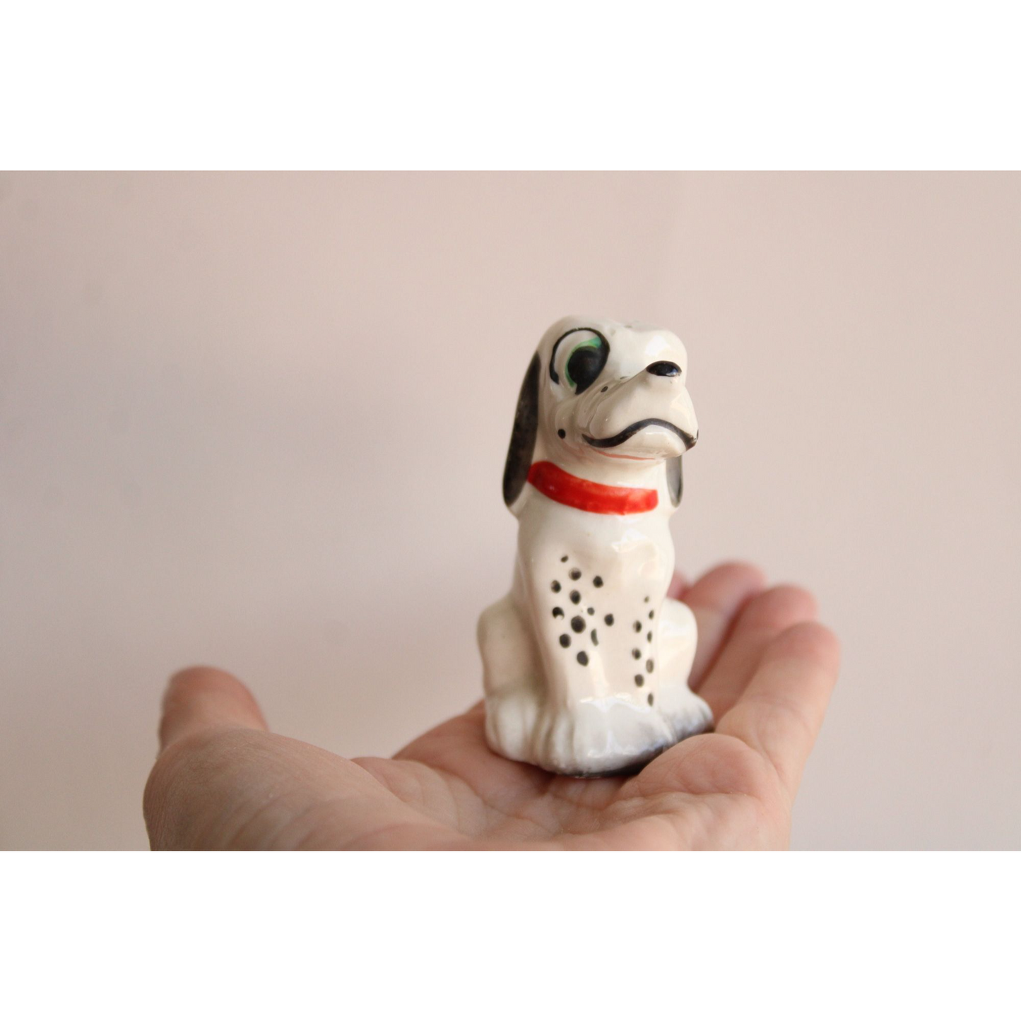 Vintage 1950s Dalmatian Dog Salt and Pepper Shaker