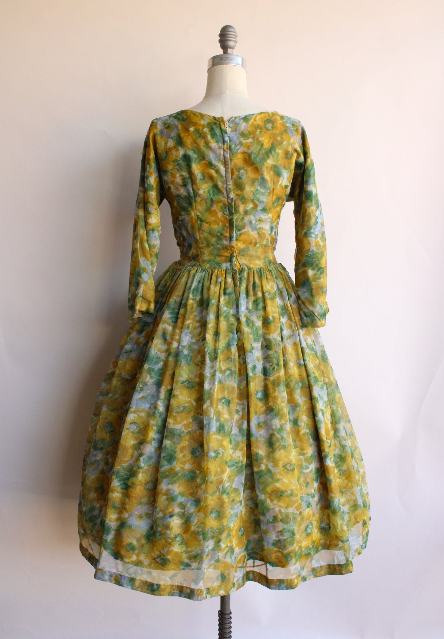 Vintage 1950s Green and Yellow Dress – Toadstool Farm Vintage