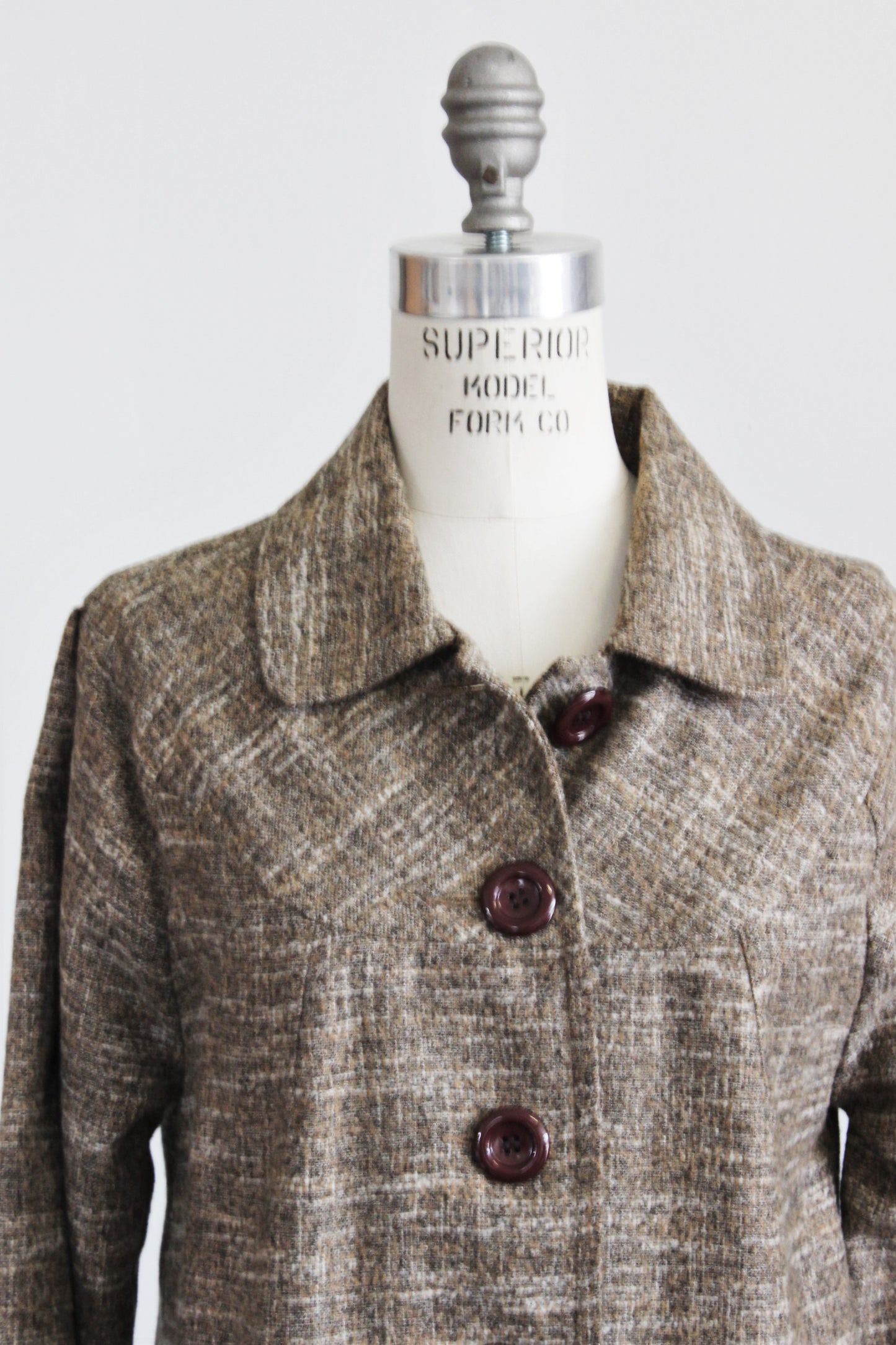 Ambition Jacket, Size Medium in Brown Tweed – Toadstool Farm Vintage