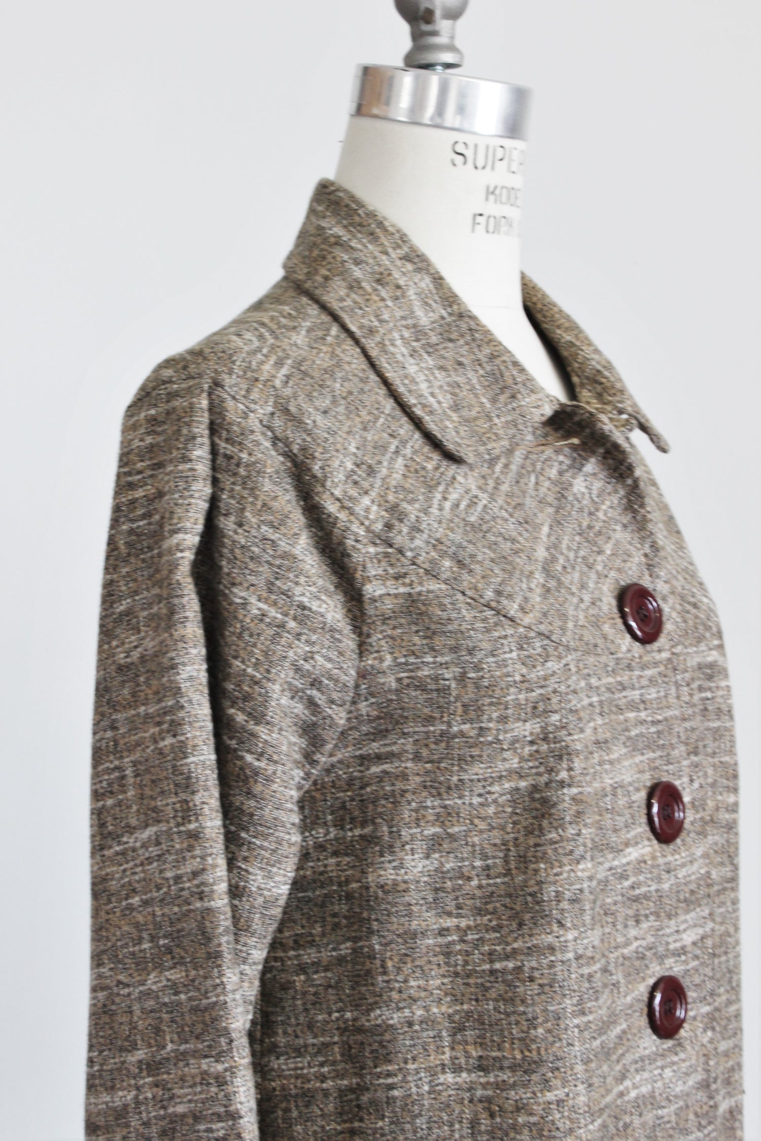 Ambition Jacket, Size Medium in Brown Tweed