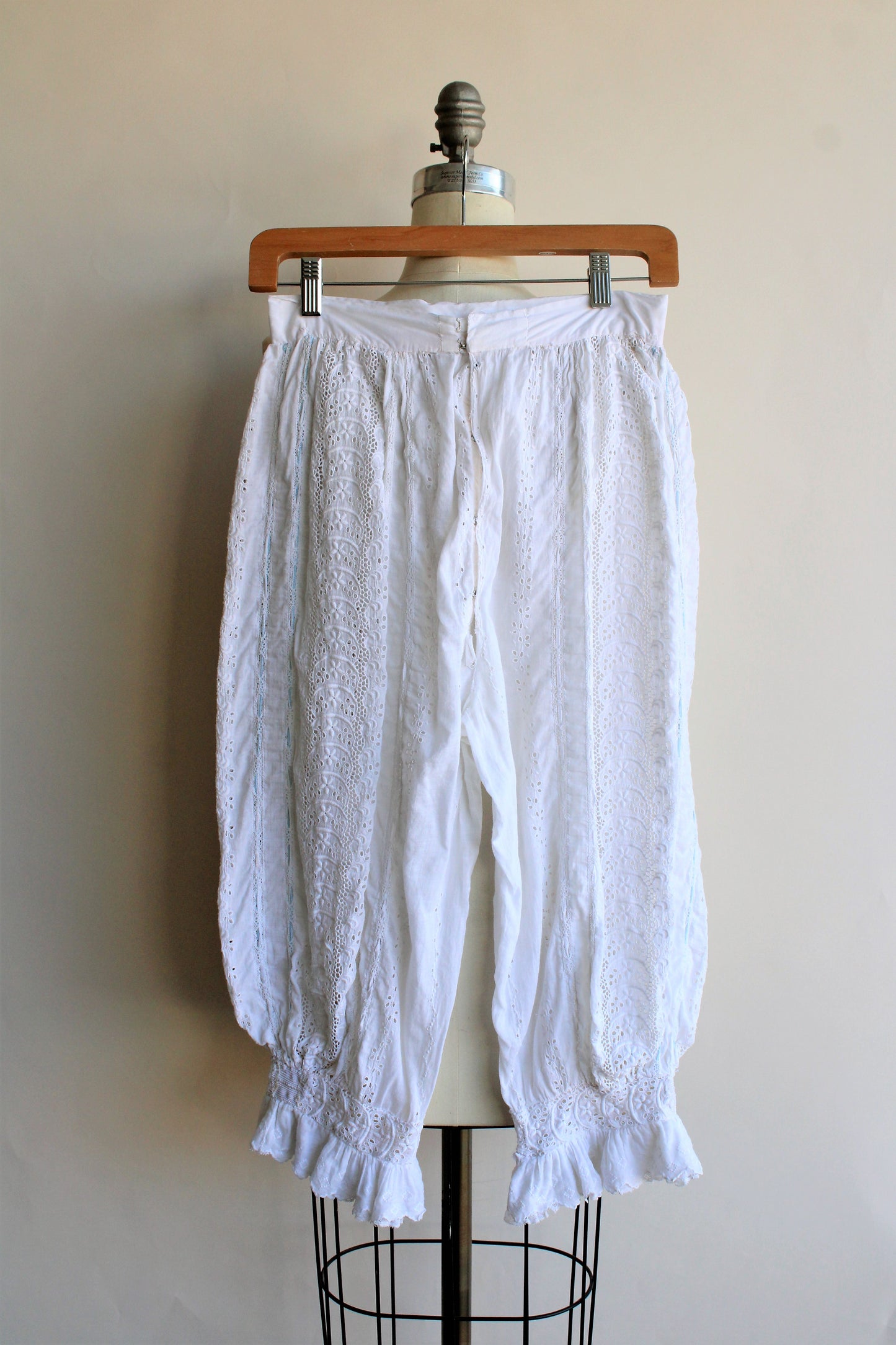 Antique Victorian Eyelet Lace Bloomers