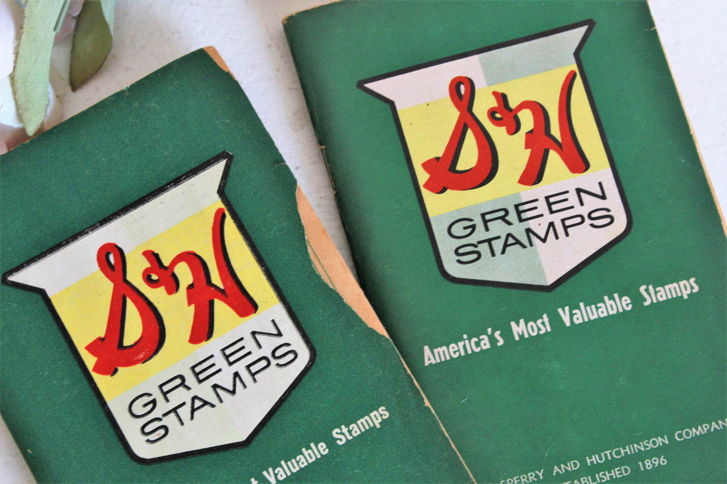 Vintage 1960s Green Stamps Books