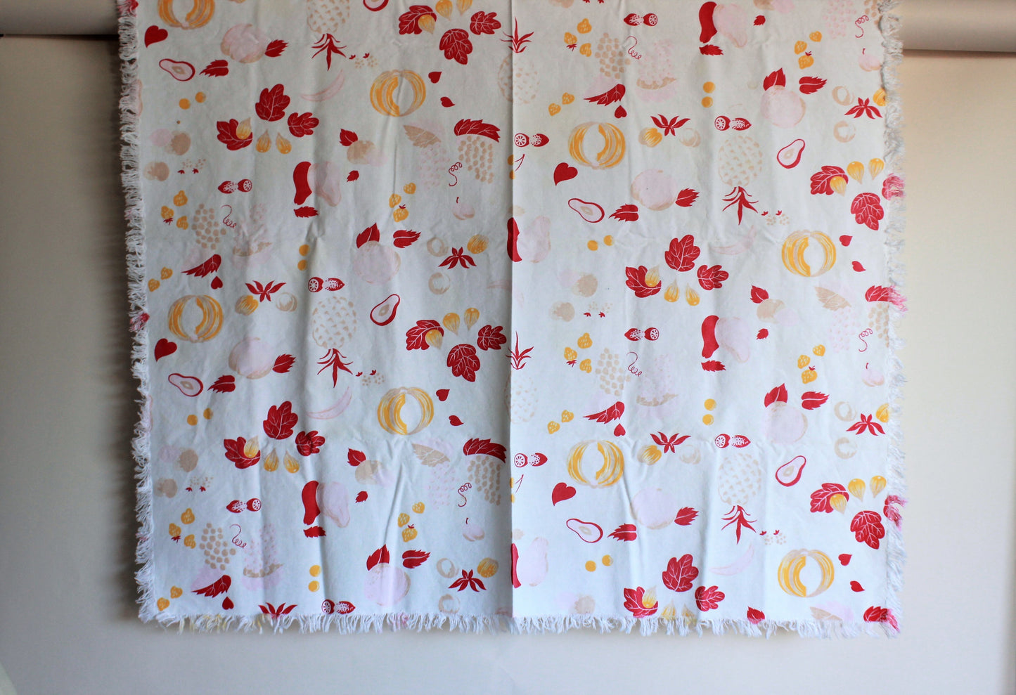 Vintage Fruit and Nut Tablecloth