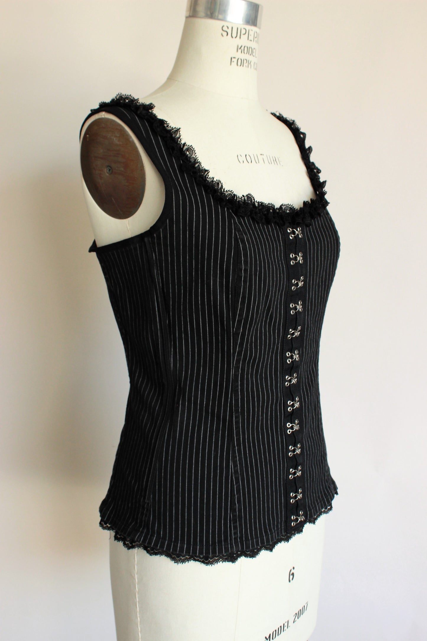 Tripp NYC Corset Style Top, Size Large