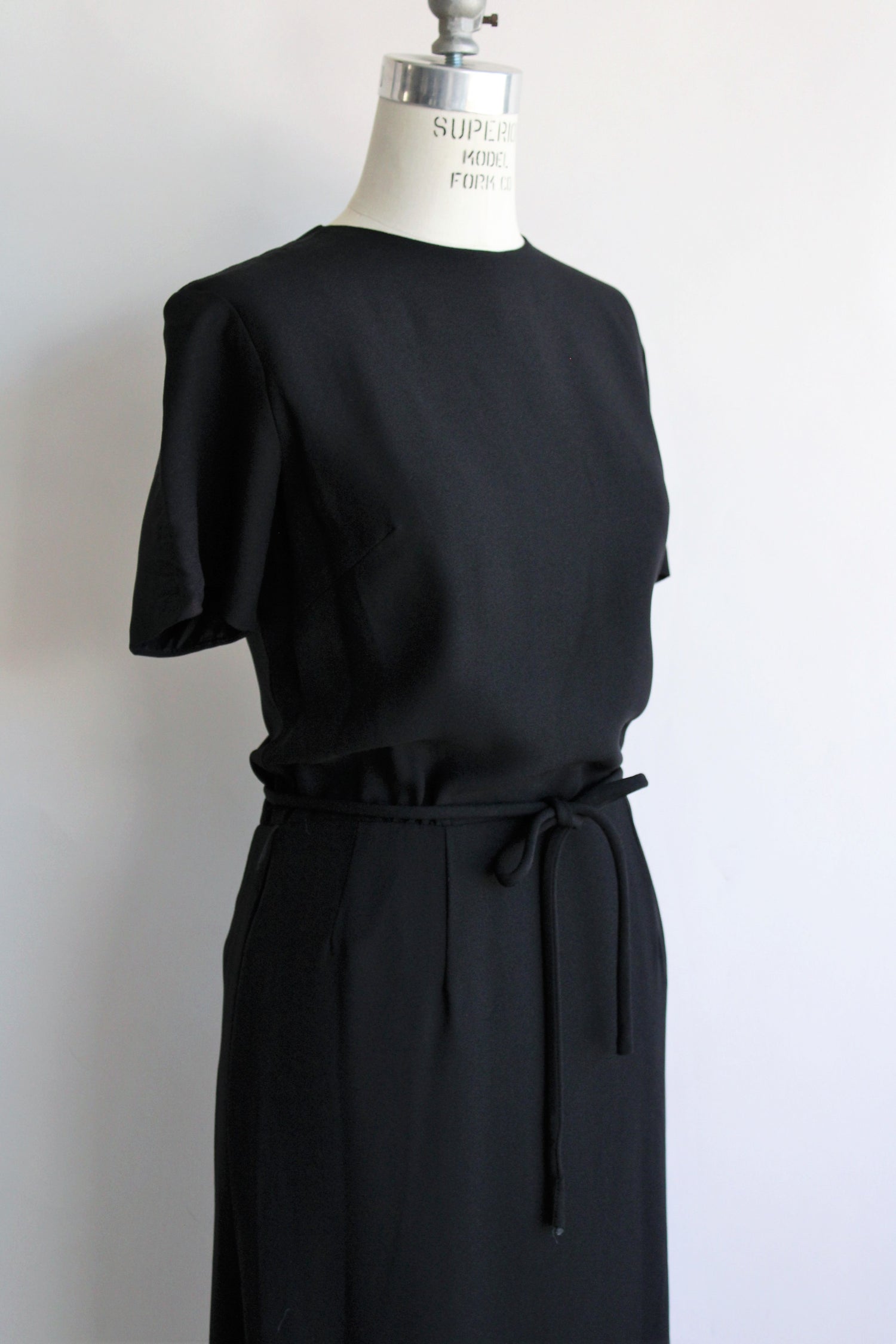 Vintage 1960s Black Dress by Georgee Originals