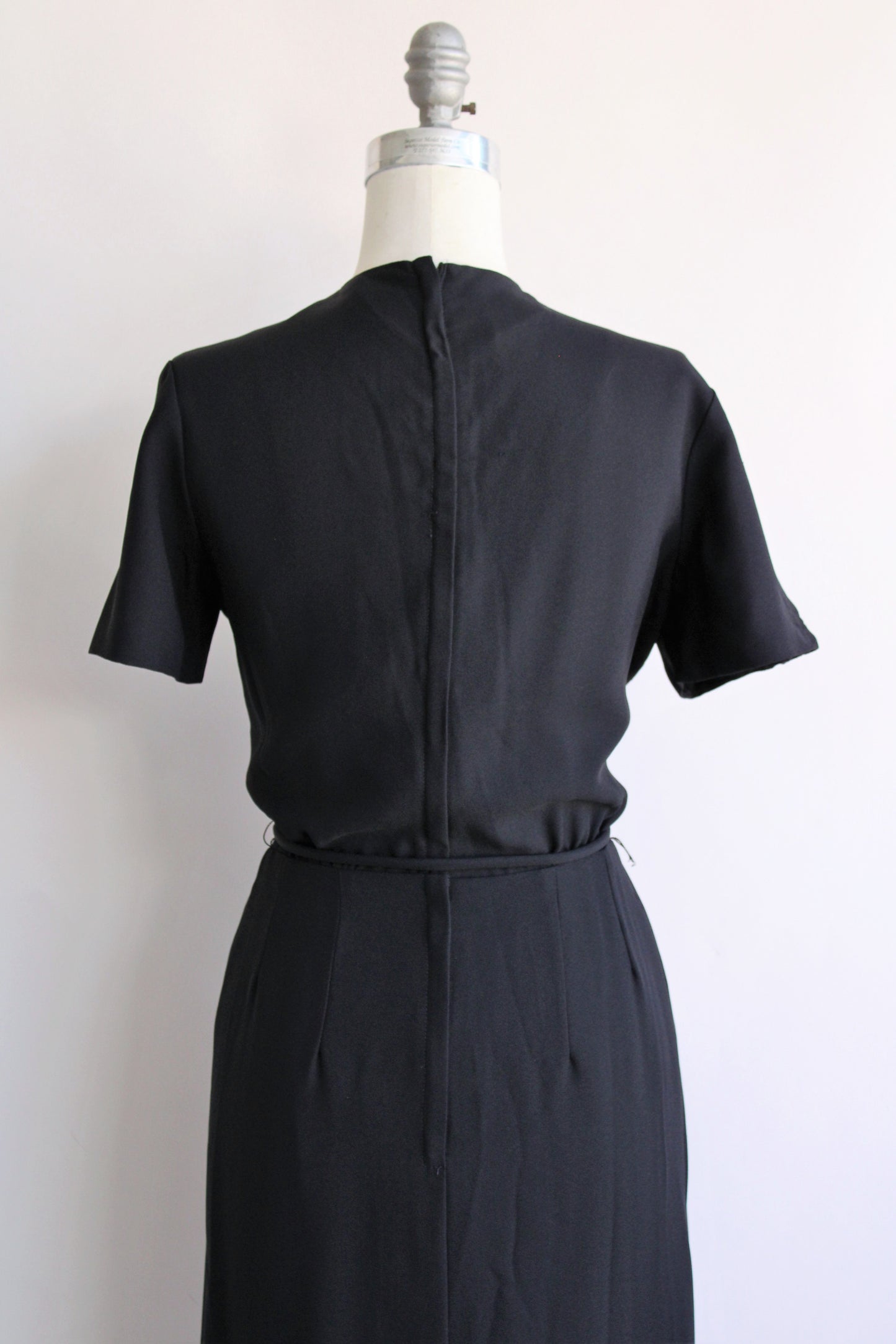 Vintage 1960s Black Dress by Georgee Originals