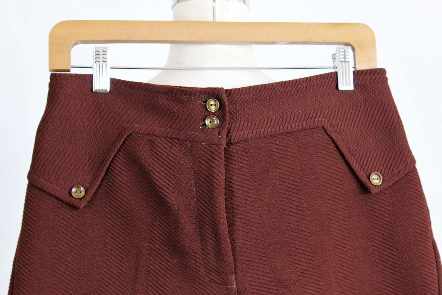 Vintage 1970s Brown Shorts by Hada