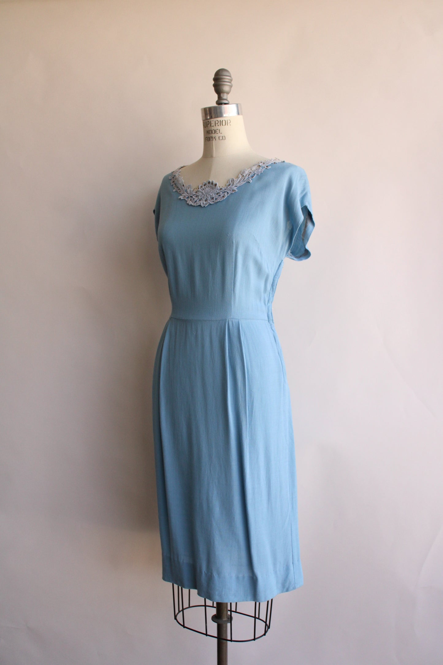 Vintage 1950s Blue Dress by Gloria Swanson of Forever Young