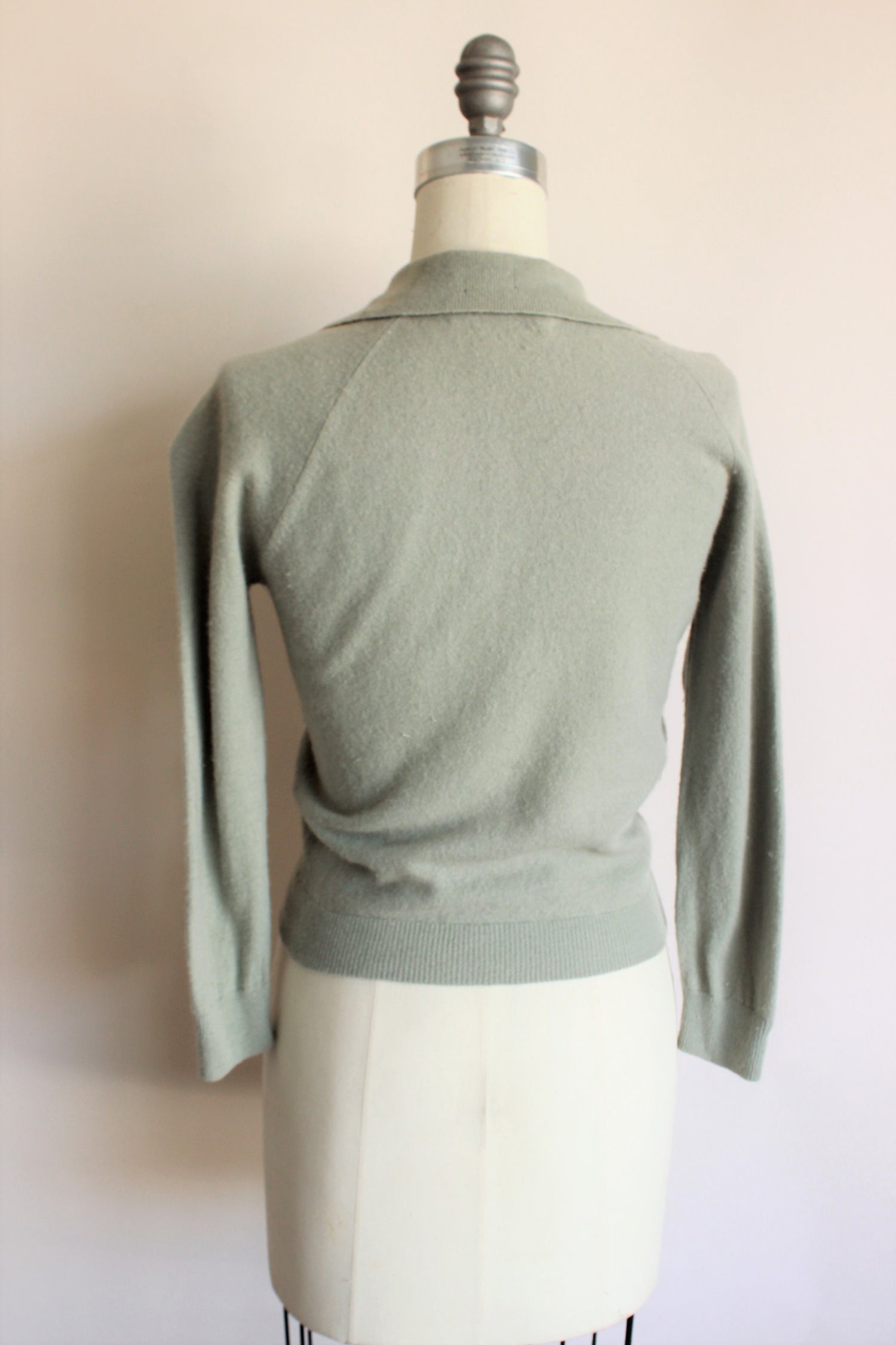 Vintage 1940s 1950s Wool Cardigan Sweater