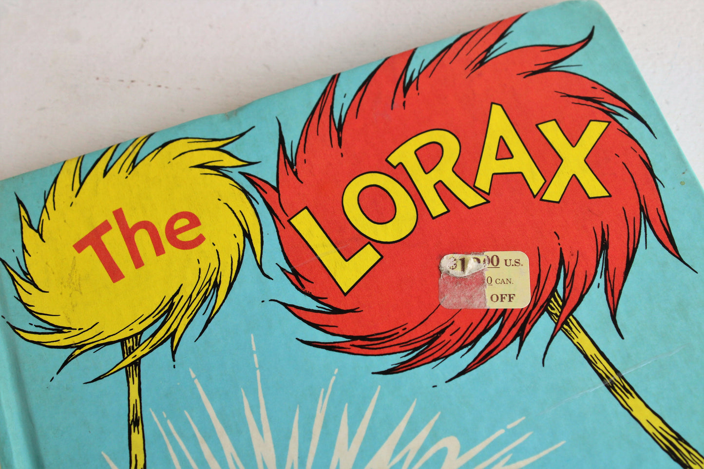 Vintage 1970s Book, The Lorax by Dr. Seuss