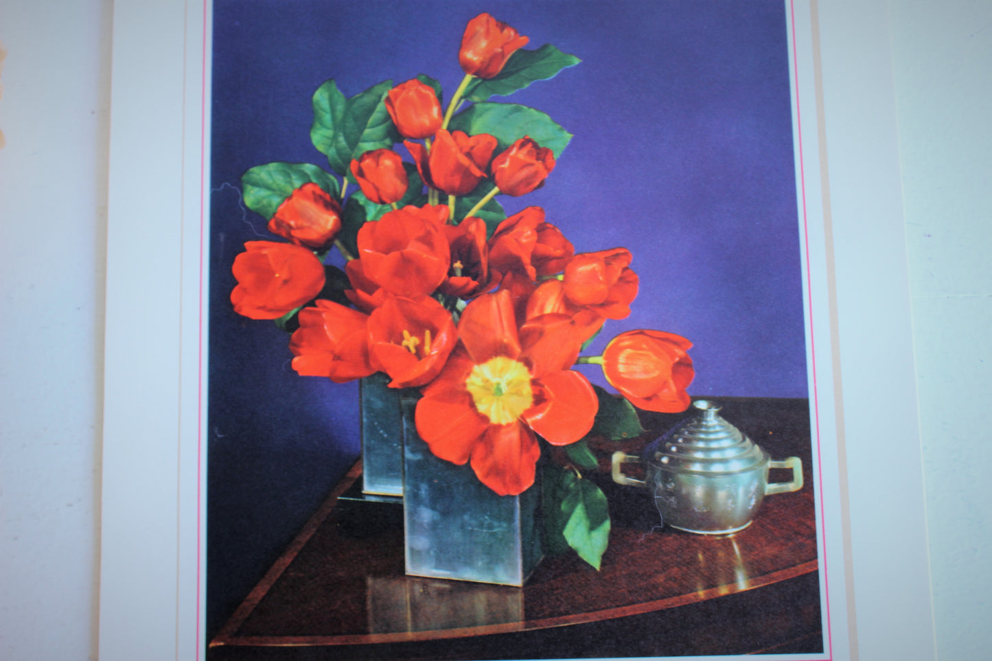 Vintage 1950s Calendar, 1954 North Star Motors Promotional Souvenir with Flowers
