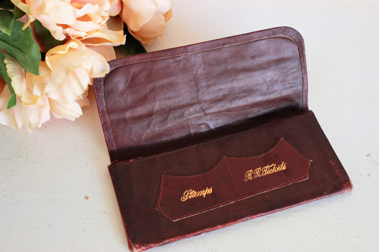 Antique Victorian Leather Wallet
