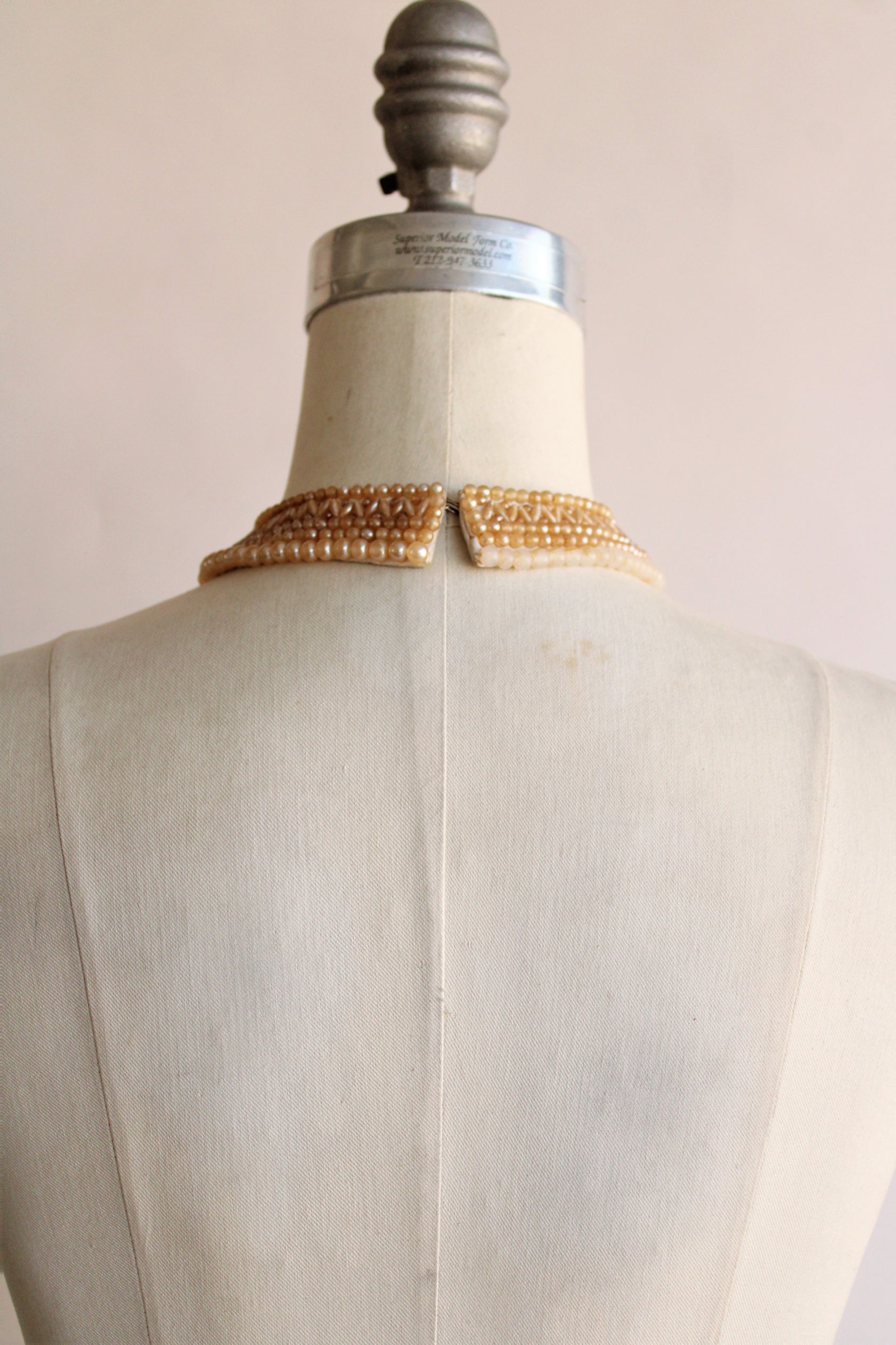 Vintage 1940s 1950s Faux Pearl Detachable Collar – Toadstool Farm Vintage