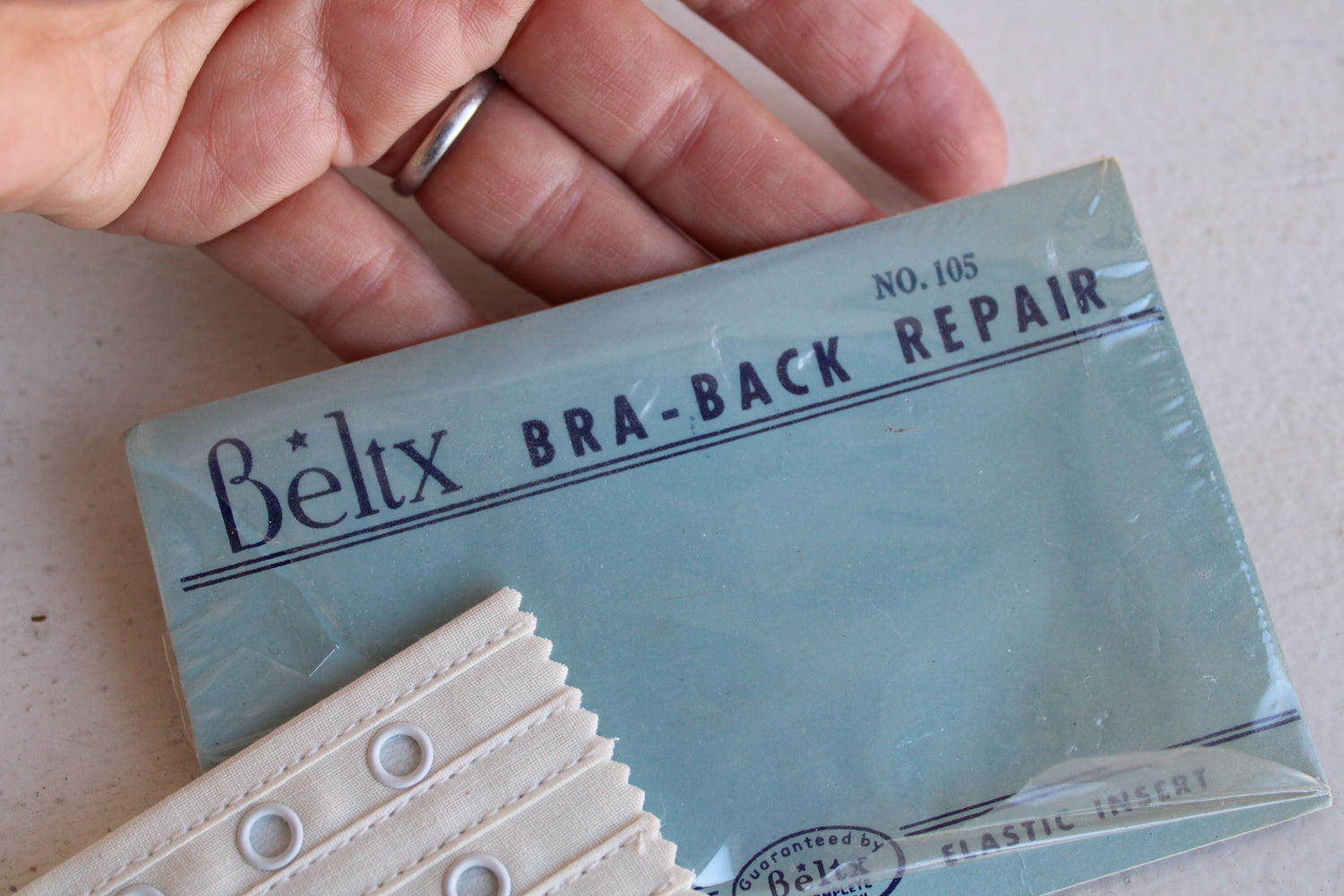 Vintage 1960s Beltx Bra Back Expander or Repair Insert