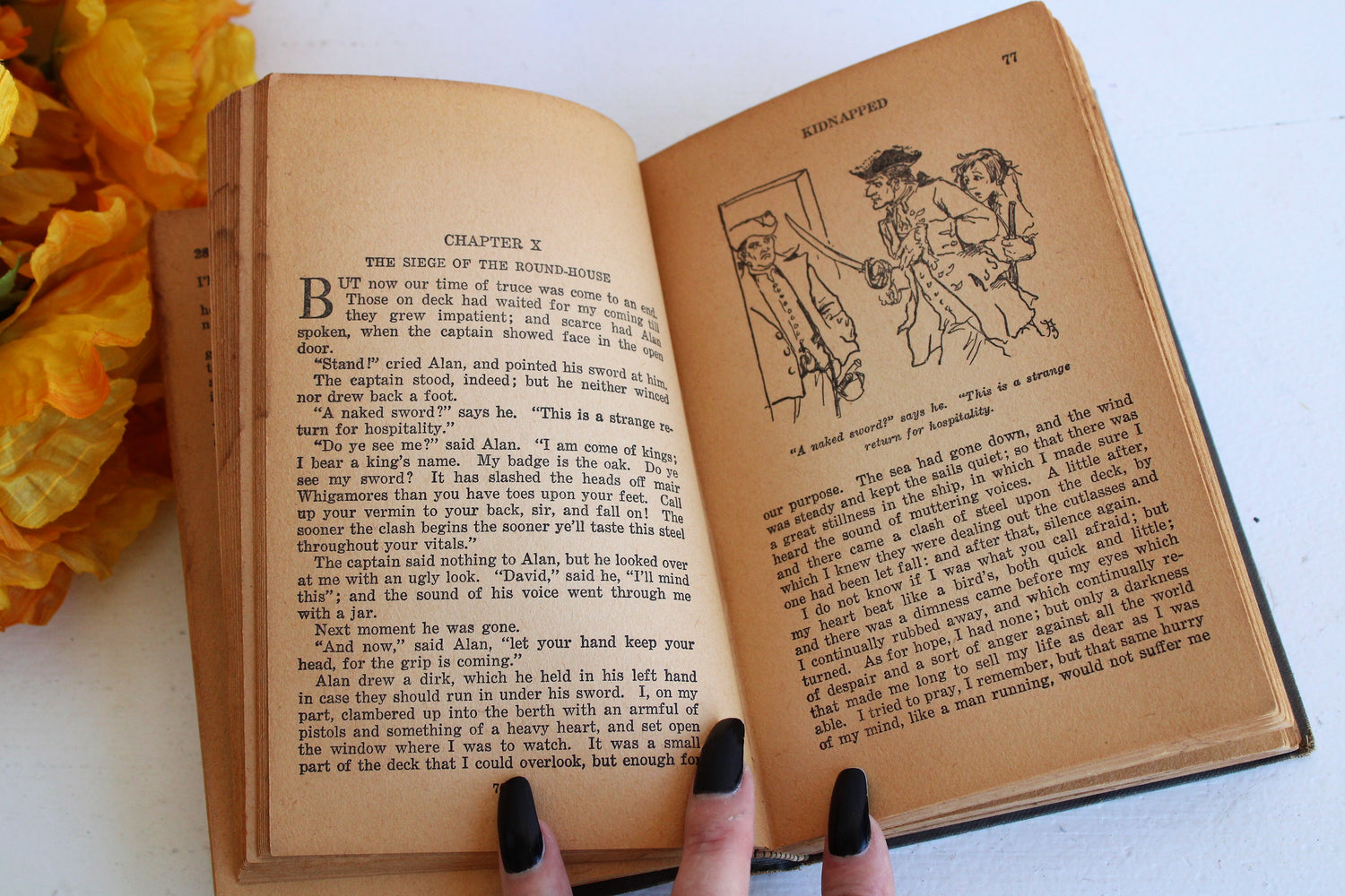Vintage 1926 Robert Louis Stevenson's Kidnapped Book