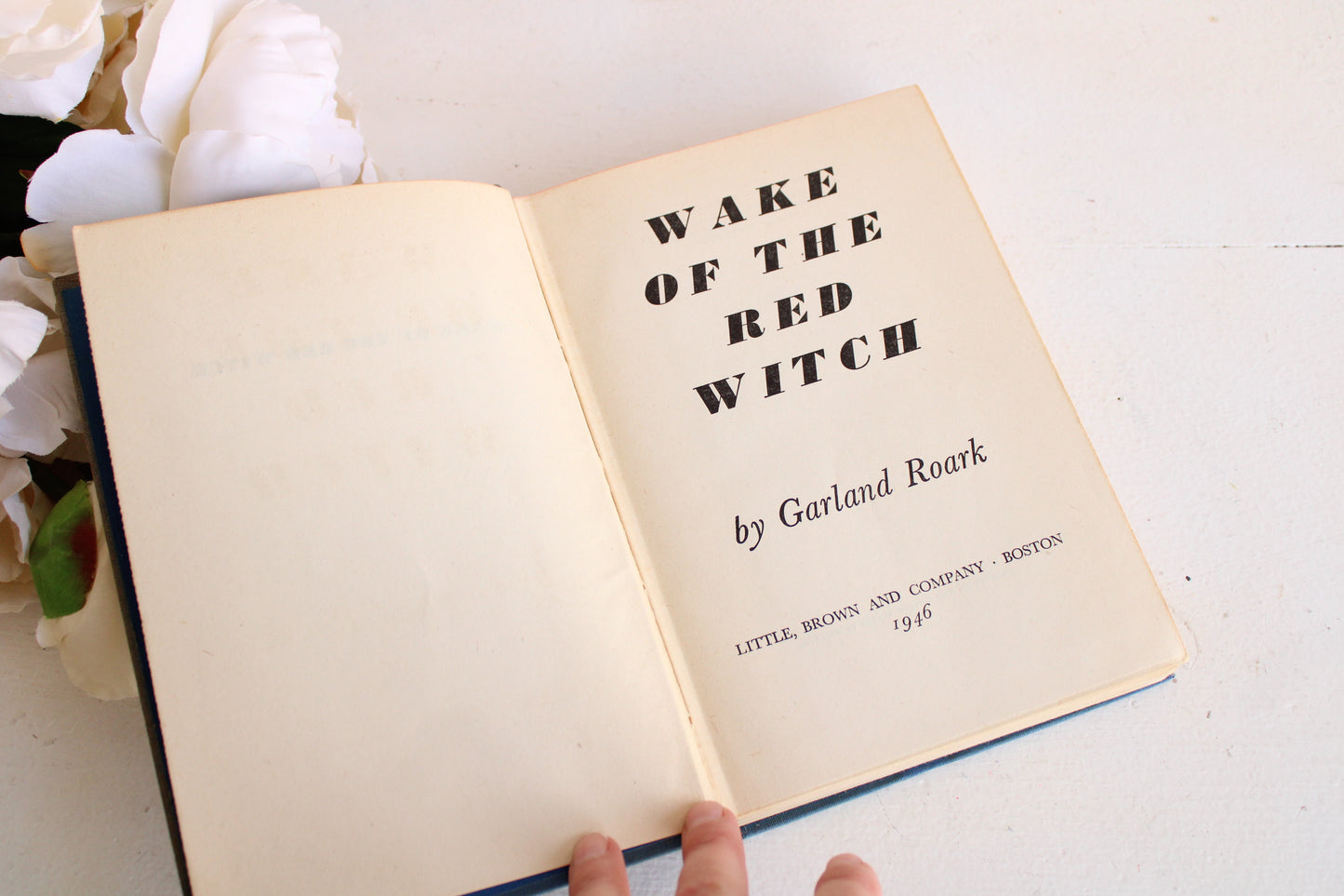 Vintage 1940s Book, "Wake of the Red Witch" by Garland Roark