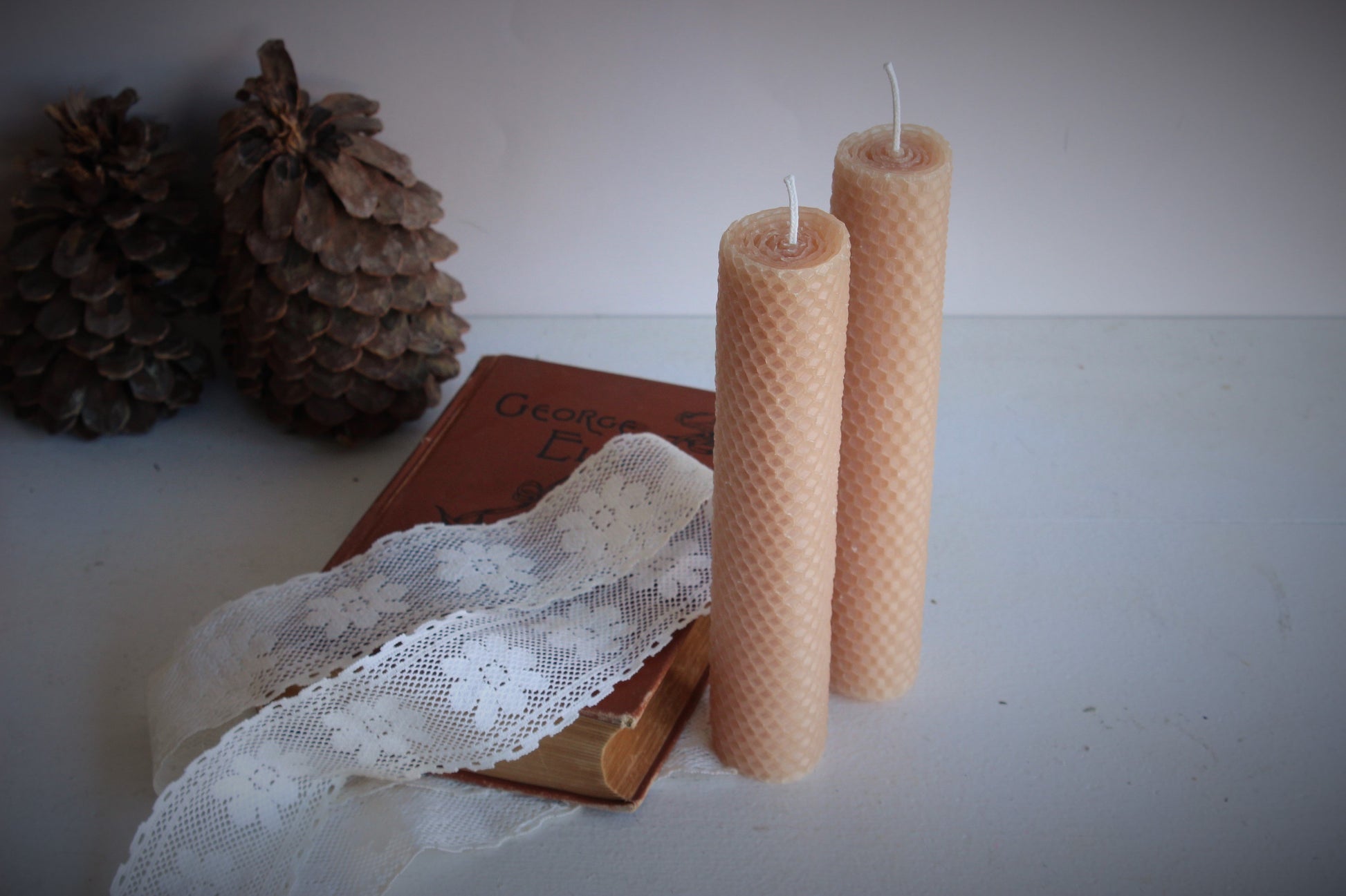 "The Bees Knees" Handmade Beeswax Candle and Honey Soap Set