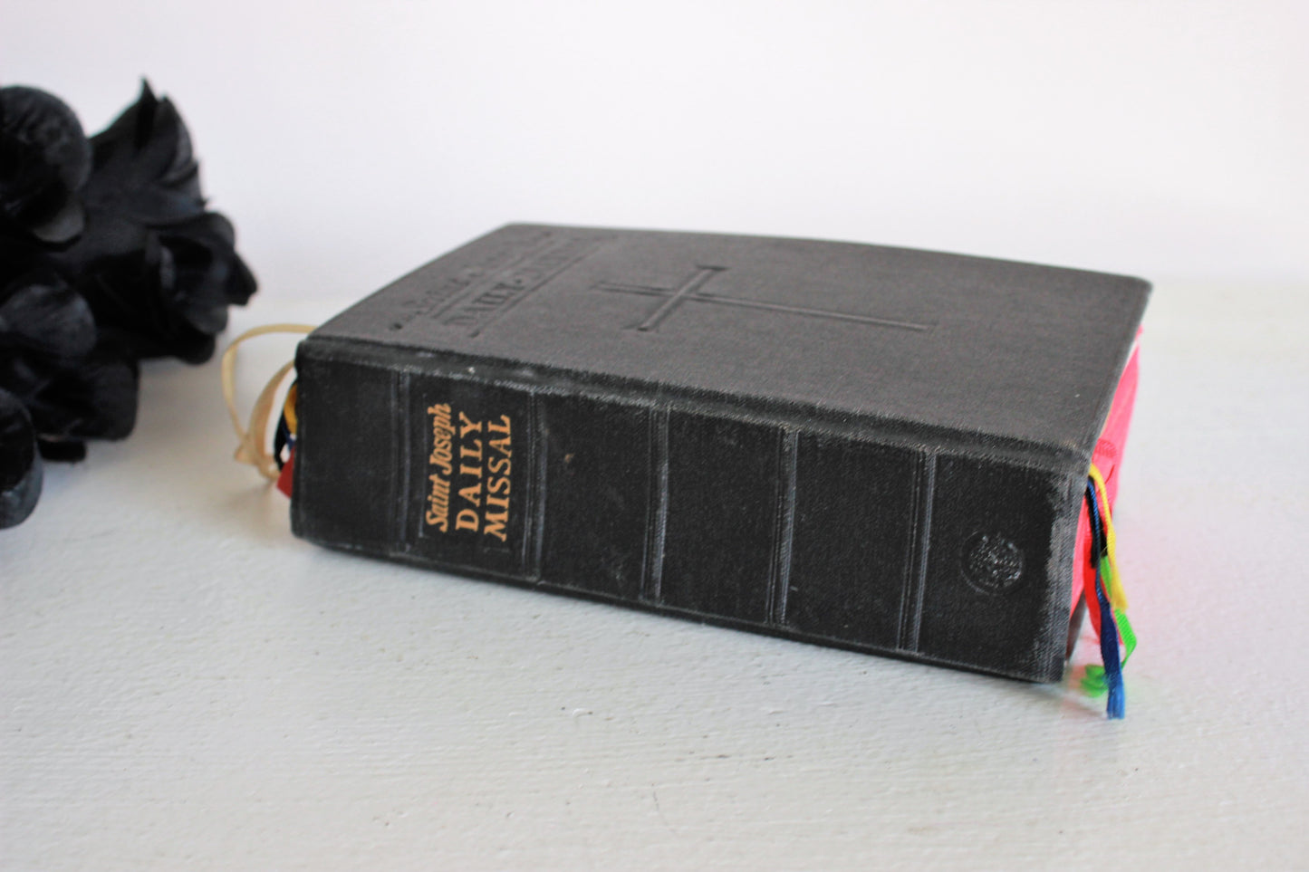 Vintage 1950s Daily Missal Book / Saint Joseph