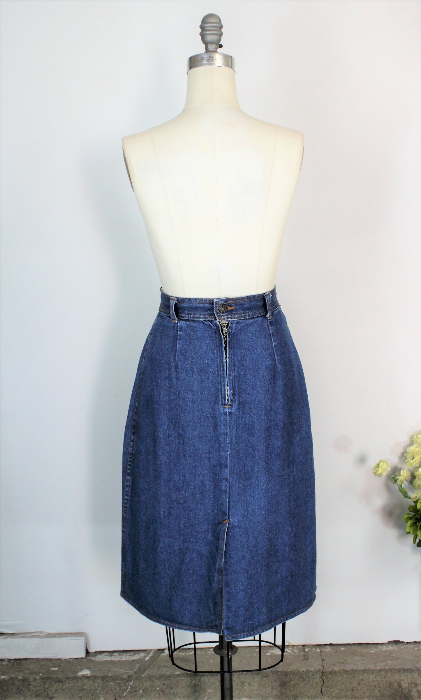 Vintage 1980s Denim Skirt By Kmart