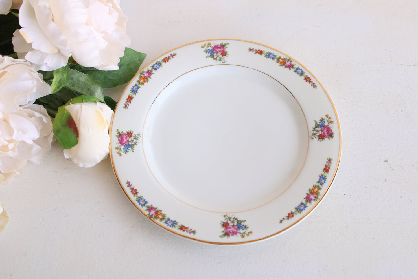 Vintage 1930s 1940s Limoges Luncheon Plate