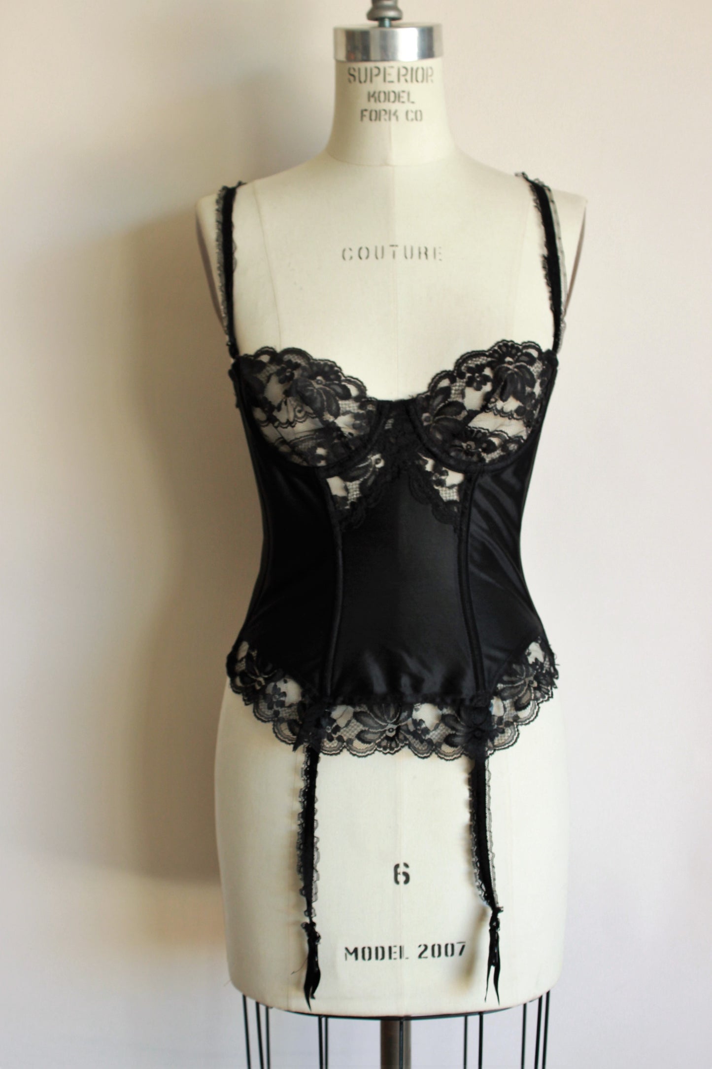 Vintage 1980s Victoria's Secret Bustier/corset