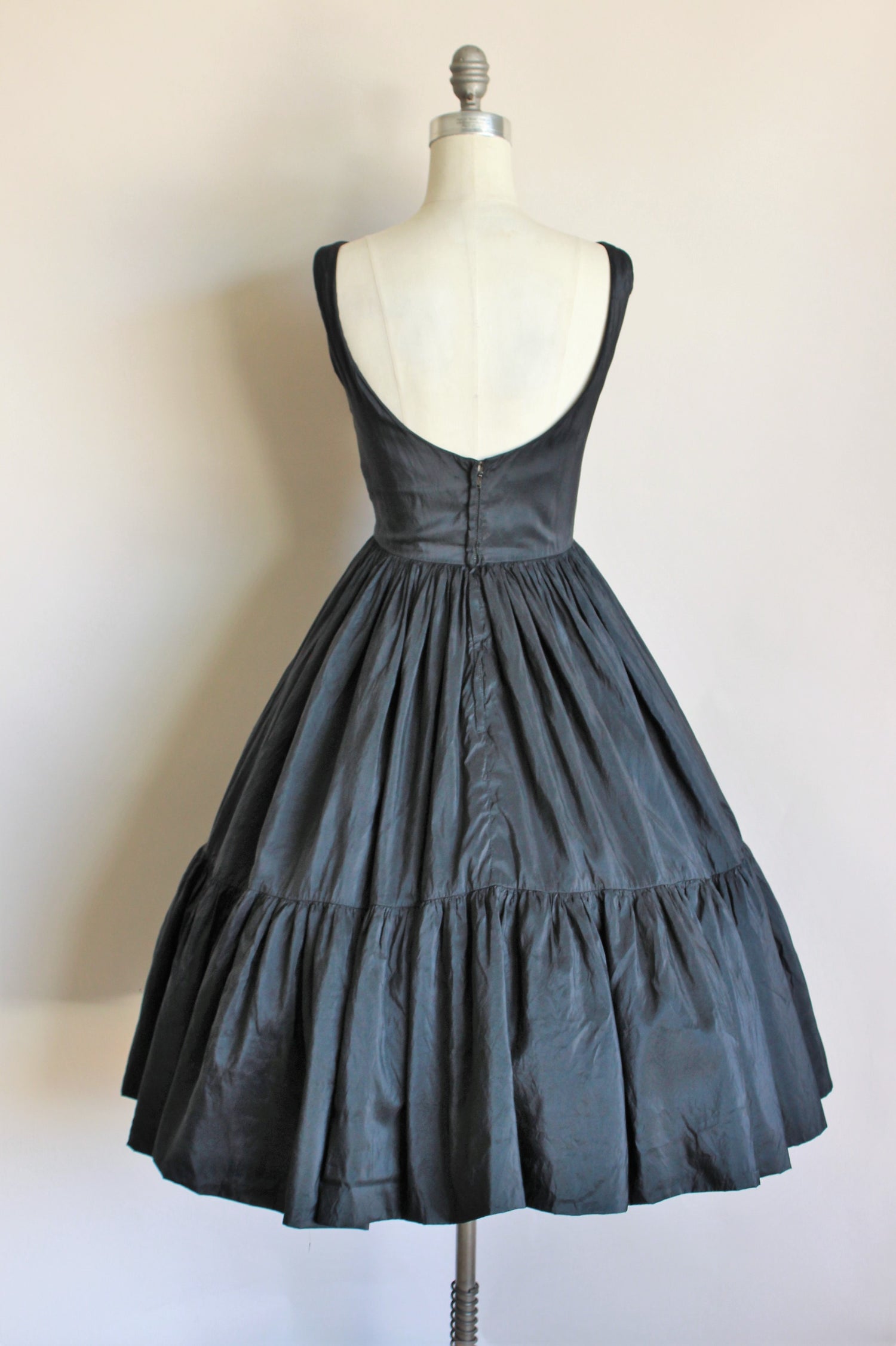 Vintage 1950s Black Ballerina Dress