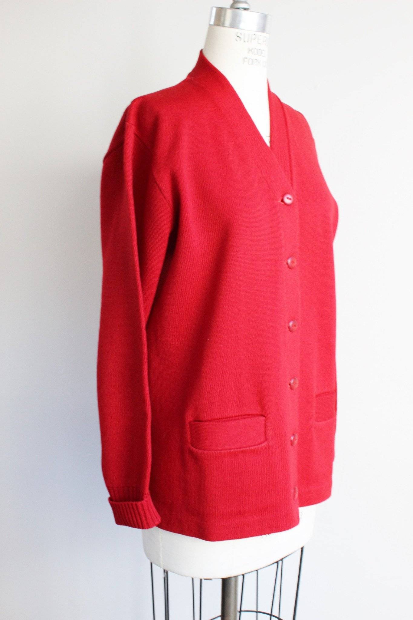 Vintage 1950s Red Criterion Class Sweater – Toadstool Farm Vintage