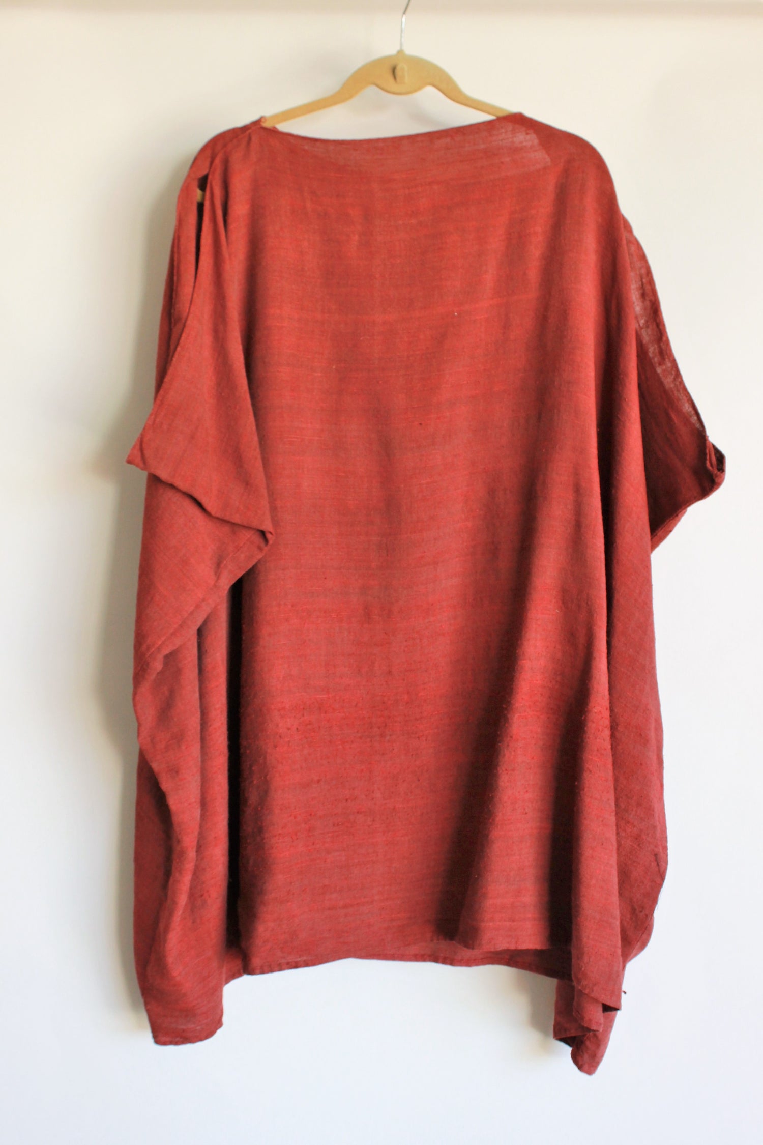 Vintage 1940s Roman Style Tunic in Red