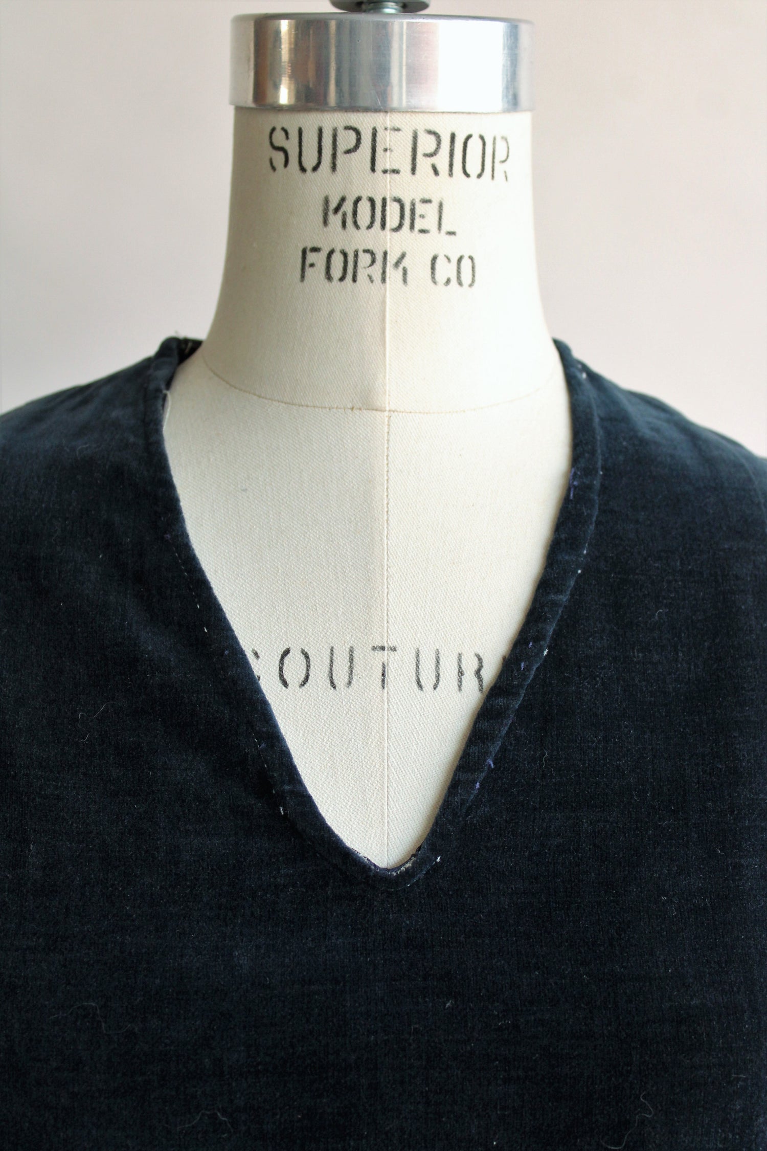 Vintage 1920s Navy Blue Velvet Dress and Bolero Jacket