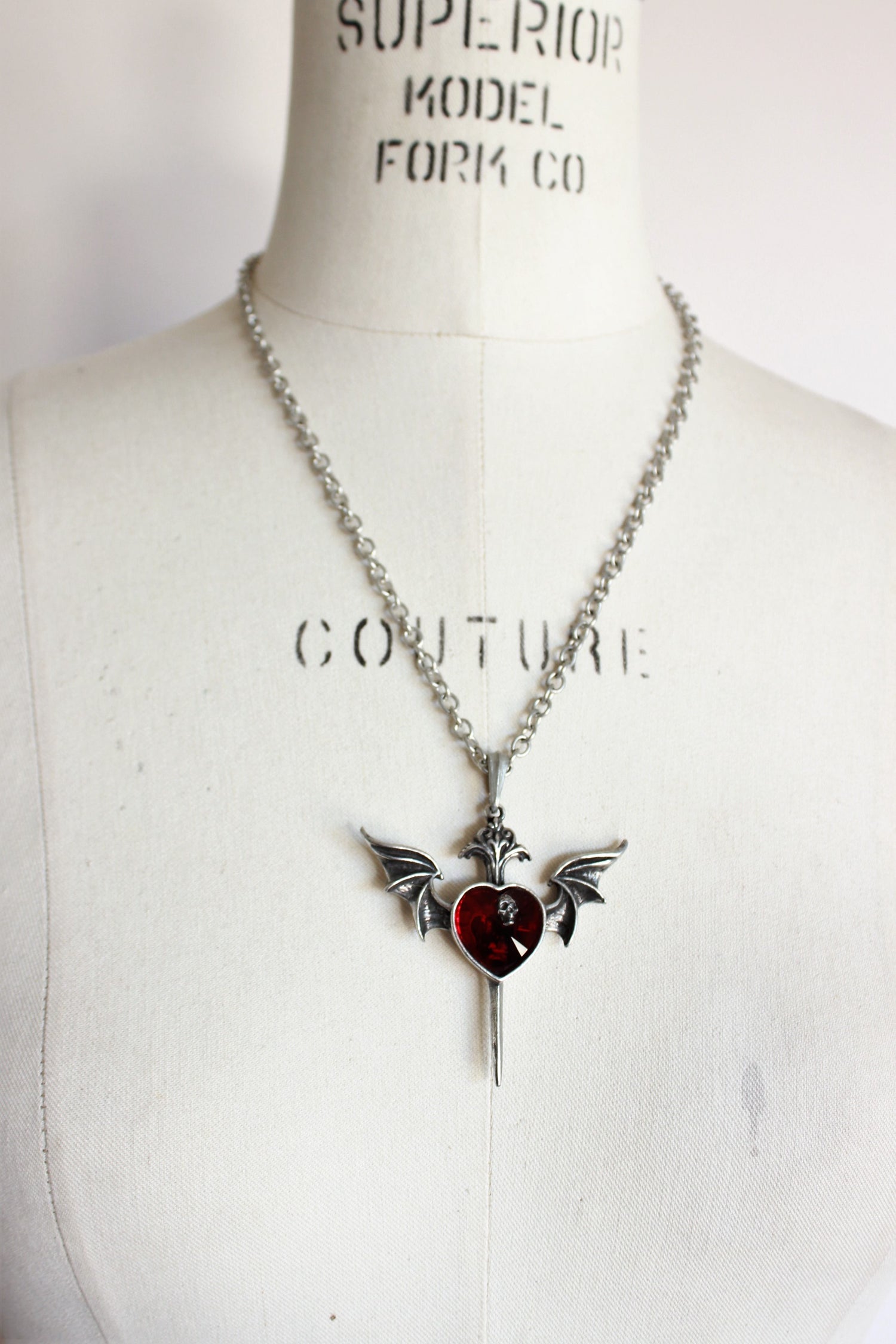 Alchemy Gothic "Death of a Vampire" Pendant Necklace